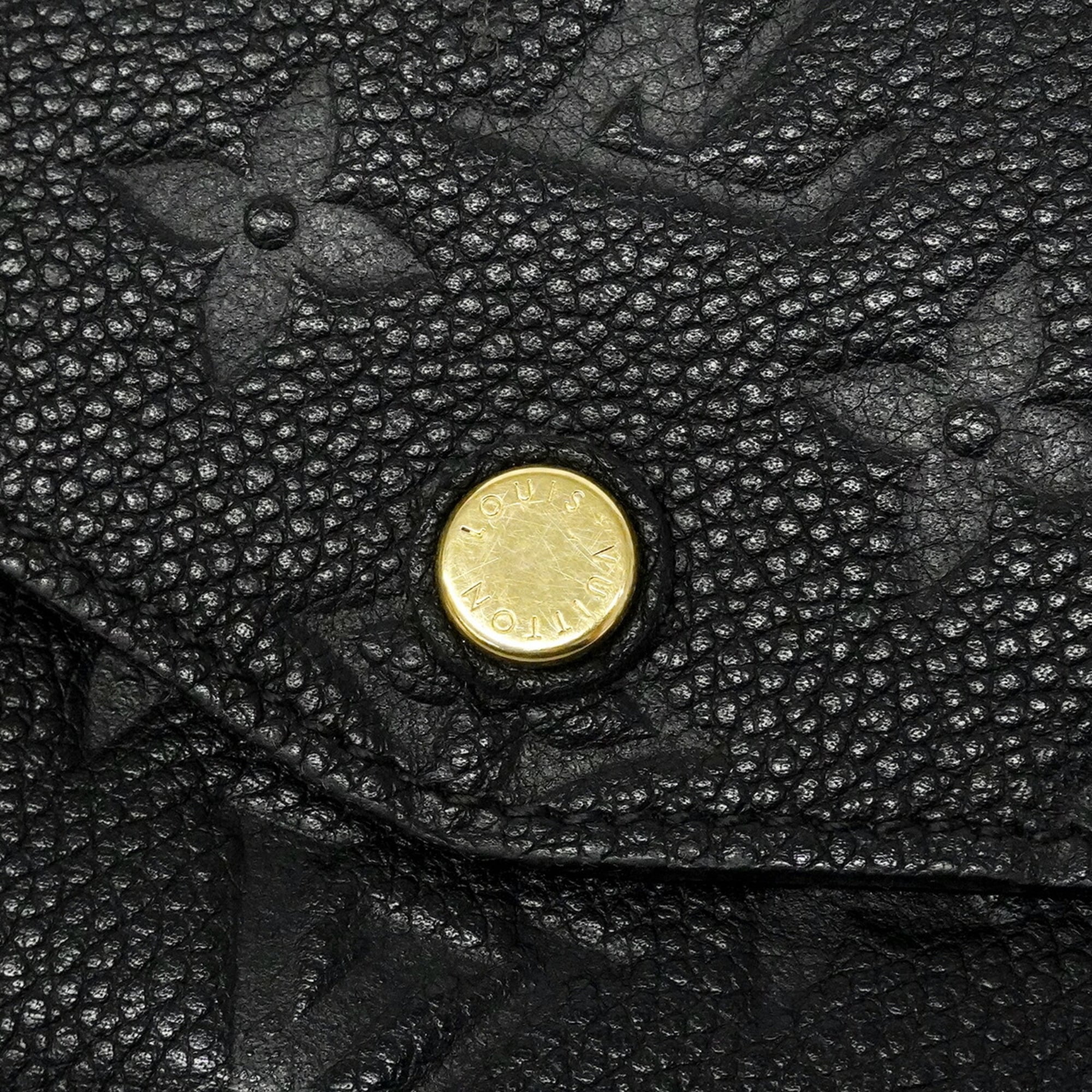 Louis Vuitton Noir Long Wallet (Bi-Fold) (Pre-Owned)
