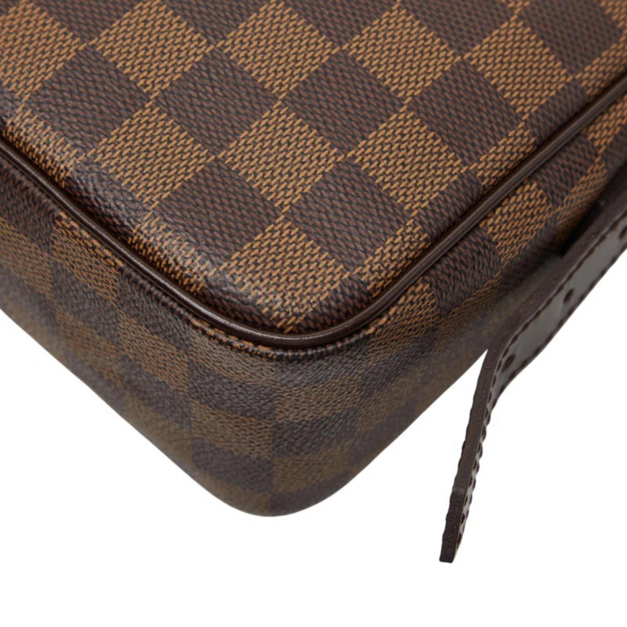 Louis Vuitton Damier Brown Pvc Leather Shoulder Bag (Pre-Owned)