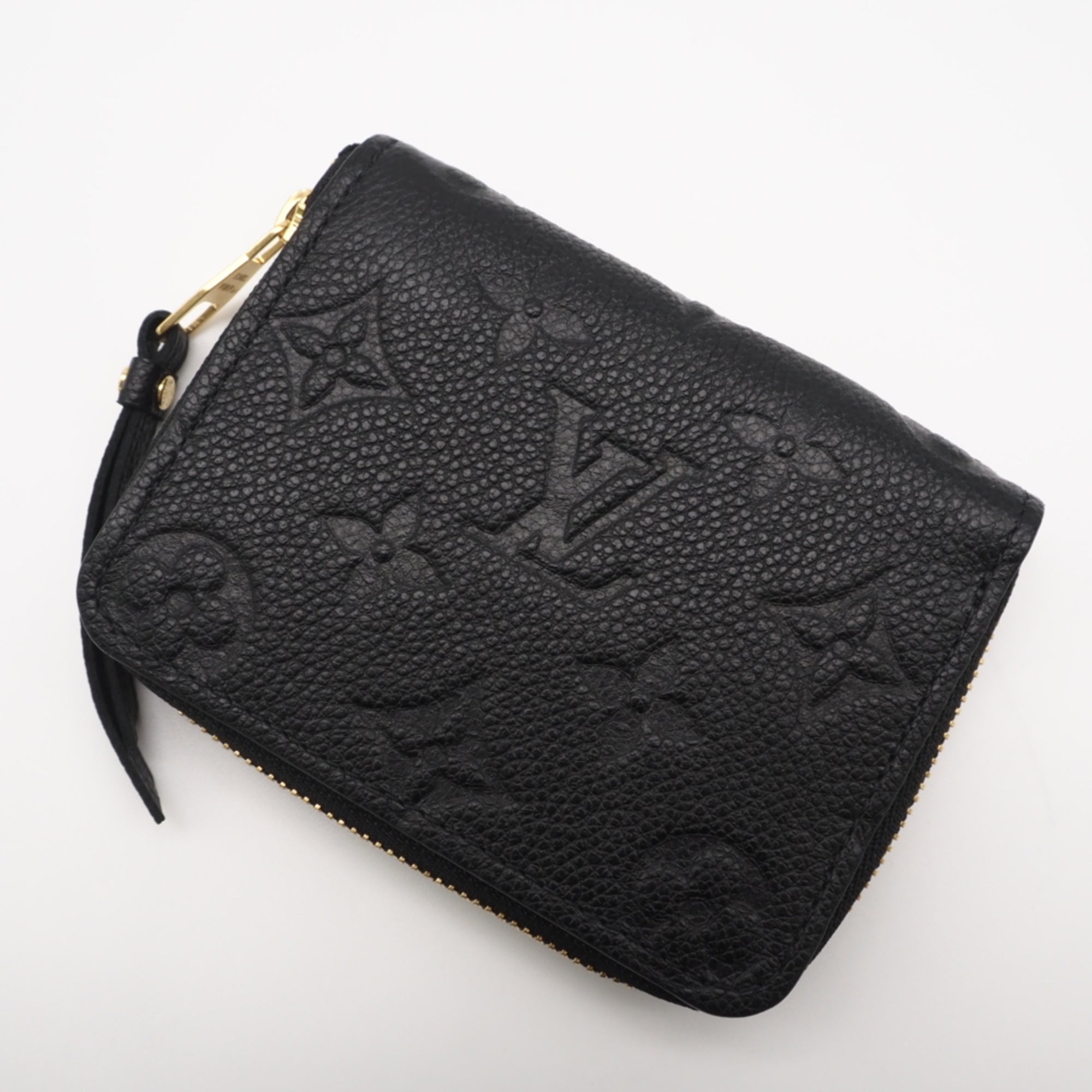 Louis Vuitton Monogram Empreinte Black Leather Coin Purse/Coin Case (Pre-Owned)