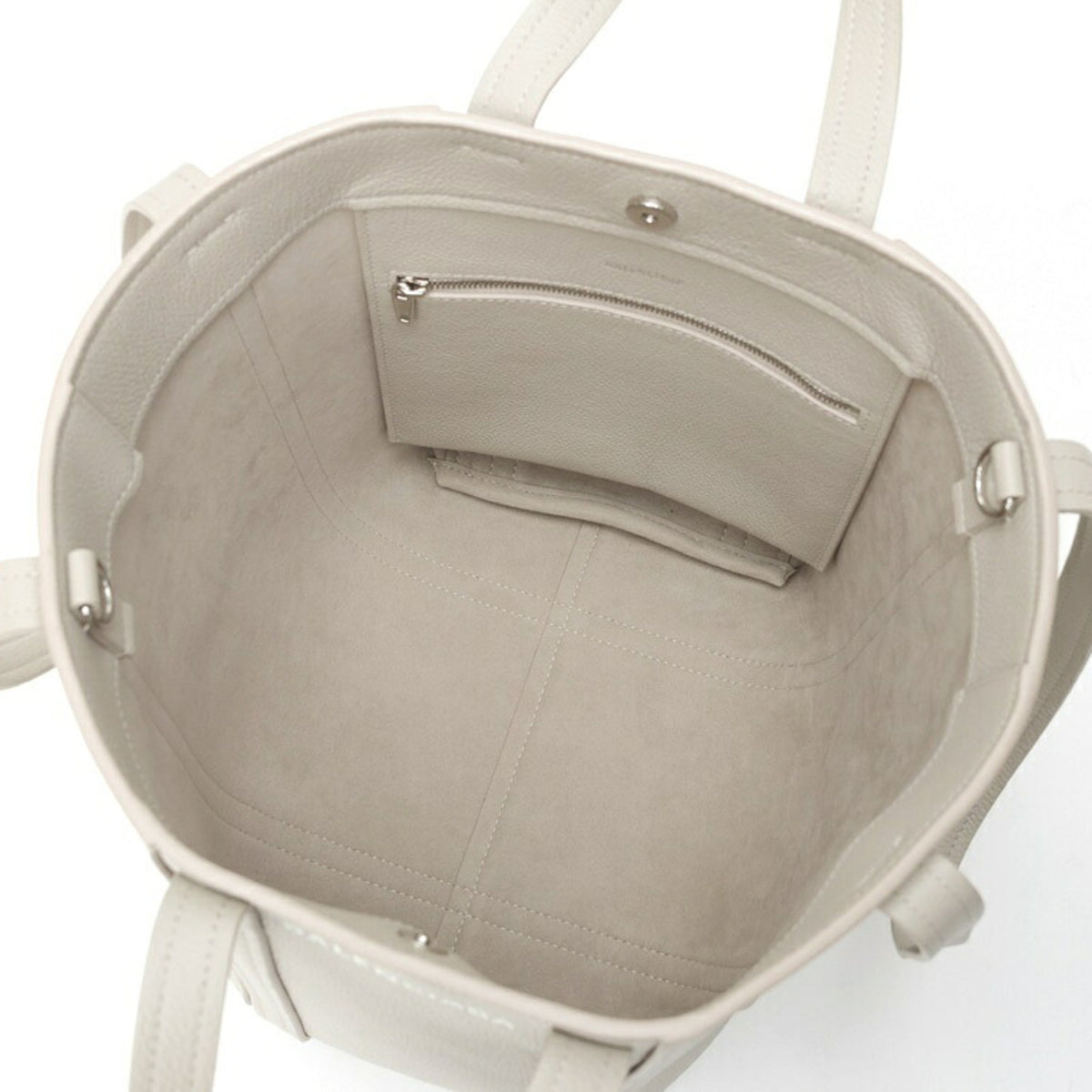 Balenciaga Grayish Leather Tote Bag (Pre-Owned)