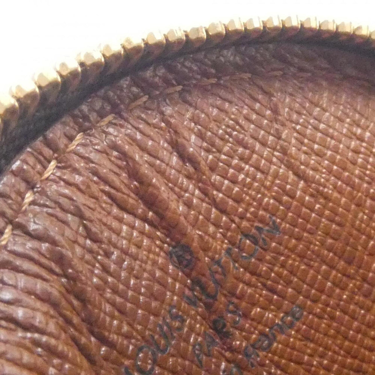 Louis Vuitton Marron Coated Canvas Coin Purse/Coin Case (Pre-Owned)