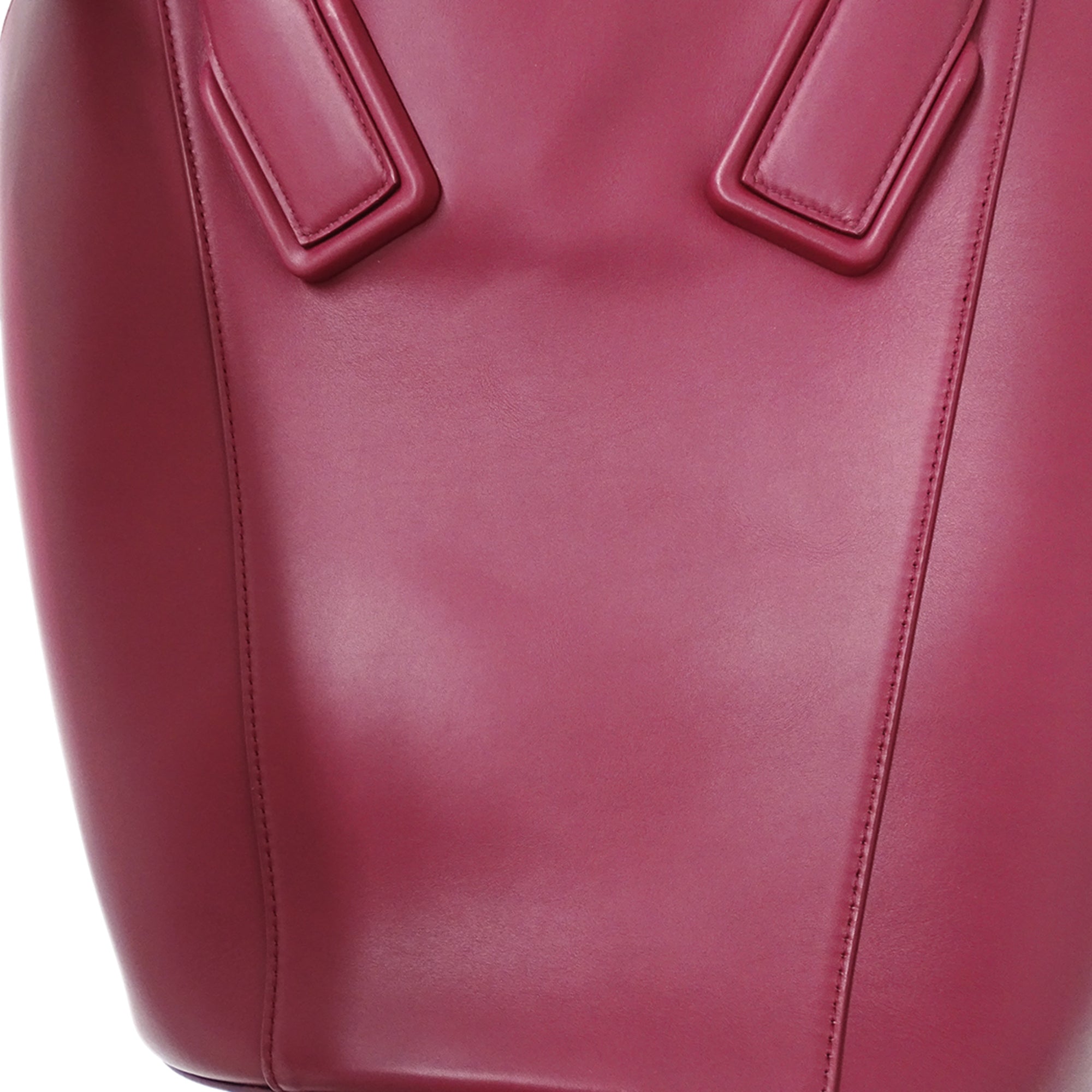 Bottega Veneta Pink Purple Leather Handbag Pouch Tote Bag (Pre-Owned)
