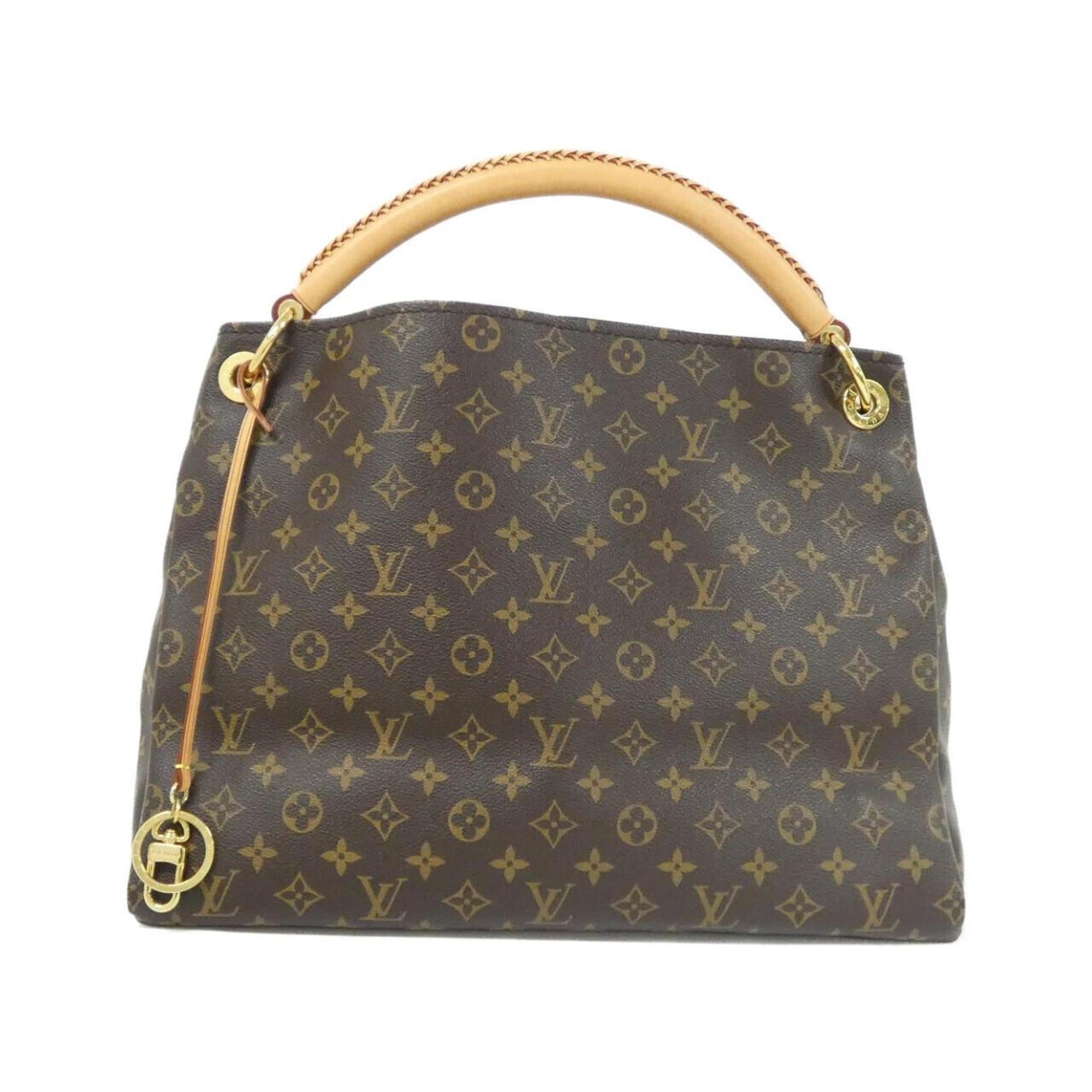 Louis Vuitton Marron Coated Canvas Shoulder Bag (Pre-Owned)
