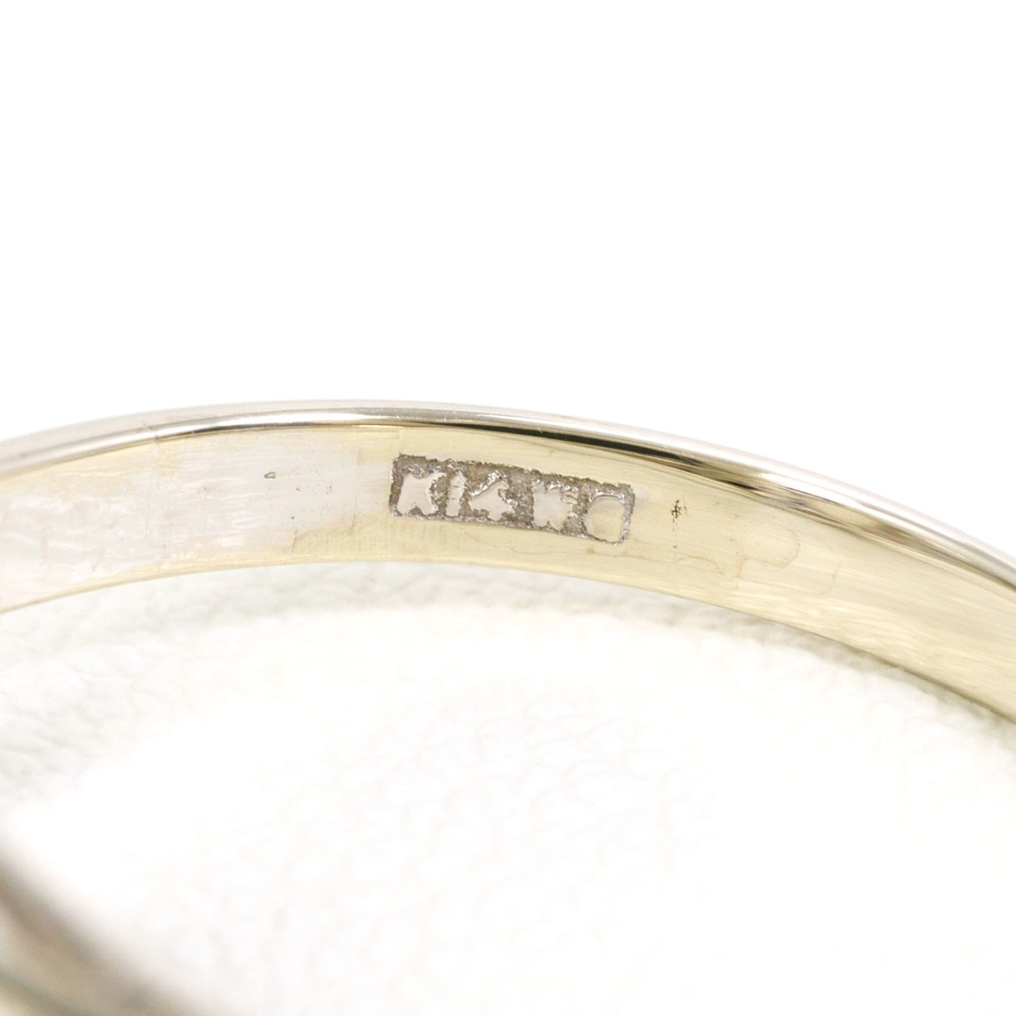 Unbranded White Gold White Gold (14K) Band Ring (Pre-Owned)