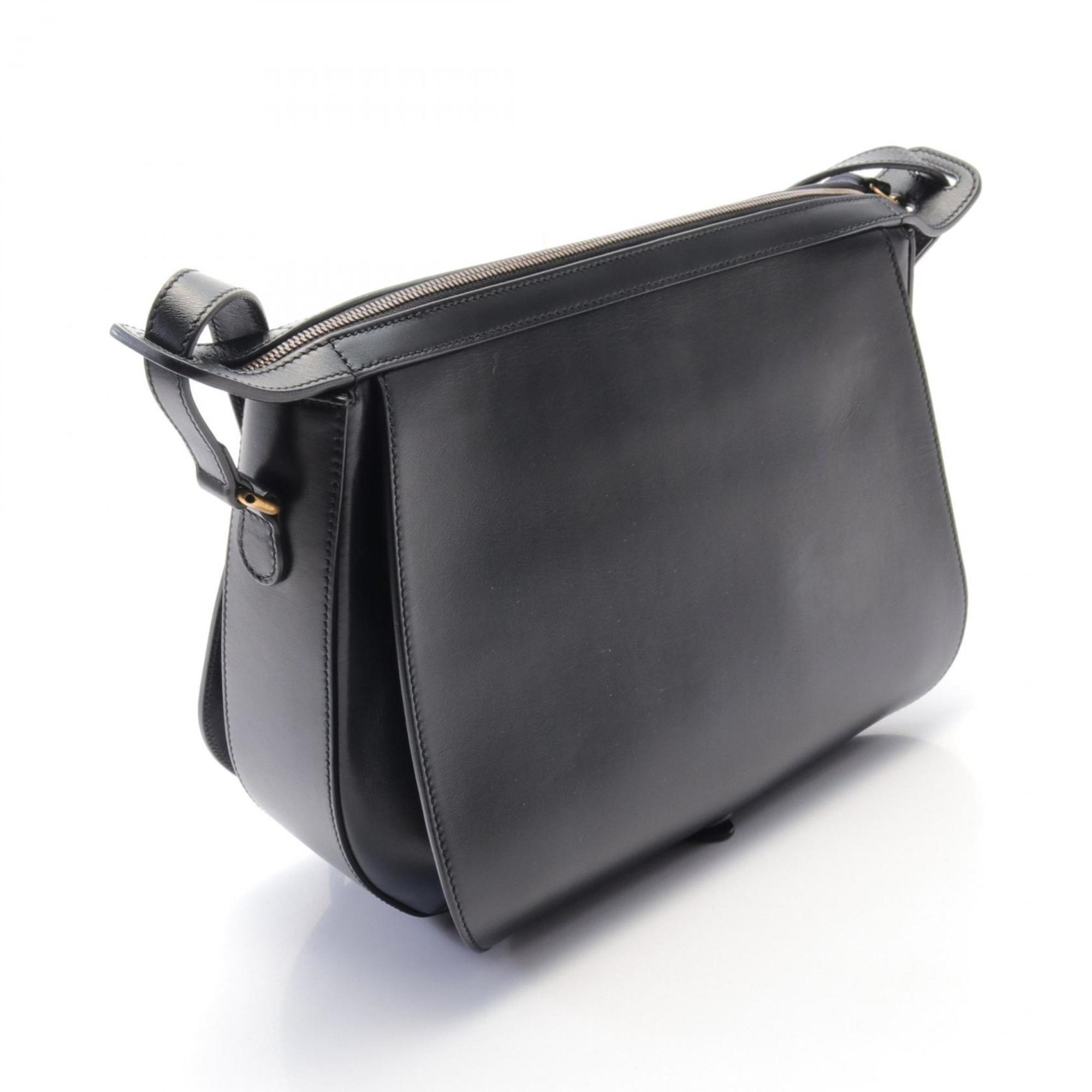 Gucci Black Leather Shoulder Bag (Pre-Owned)
