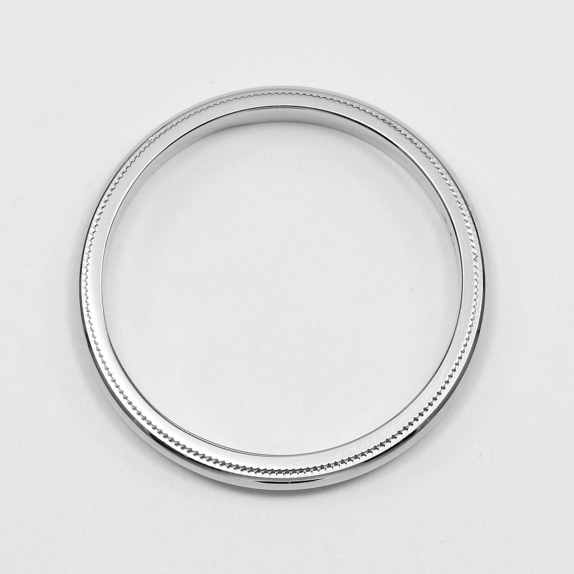 Tiffany Platinum Platinum 950 Band Ring (Pre-Owned)