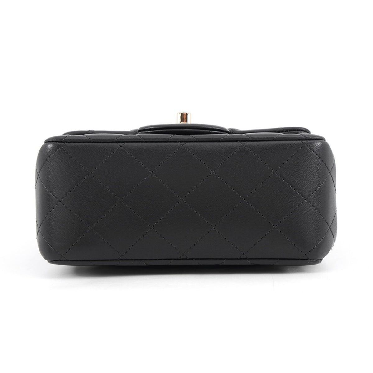 Chanel Black Leather Handbag Shoulder Bag (Pre-Owned)