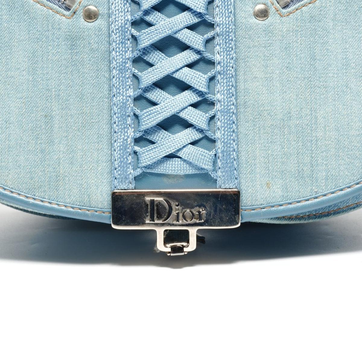 Christian Dior Blue Shoulder Bag (Pre-Owned)
