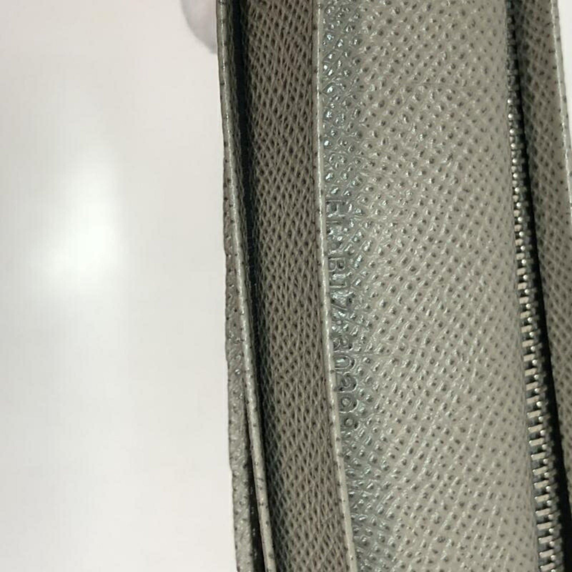 Bvlgari Bvlgari Bvlgari Gray Long Wallet (Bi-Fold) (Pre-Owned)