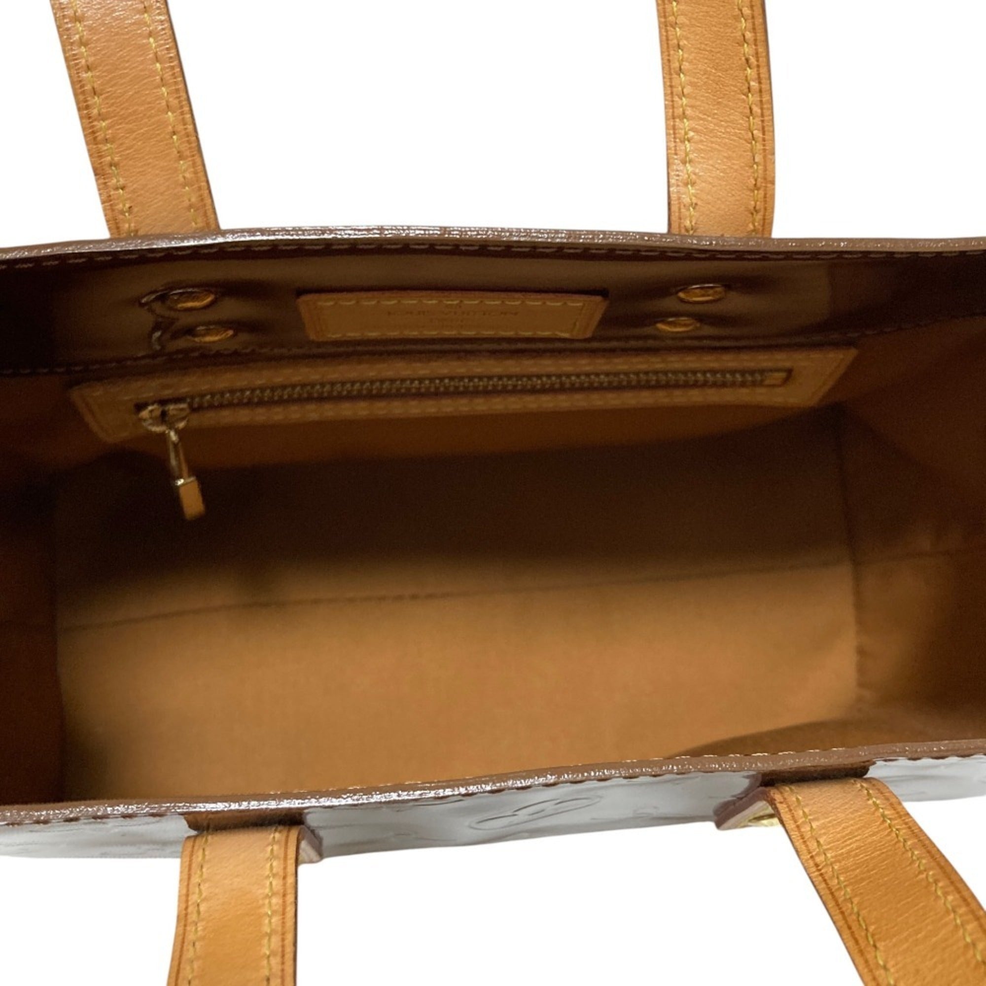 Louis Vuitton Bronze Monogram Vernis Handbag (Pre-Owned)