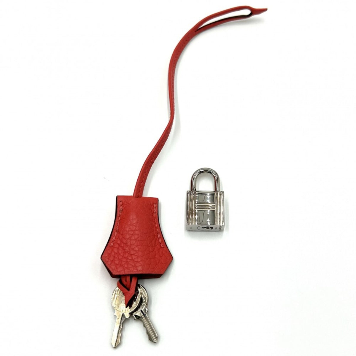 Hermes Pink Leather Handbag (Pre-Owned)