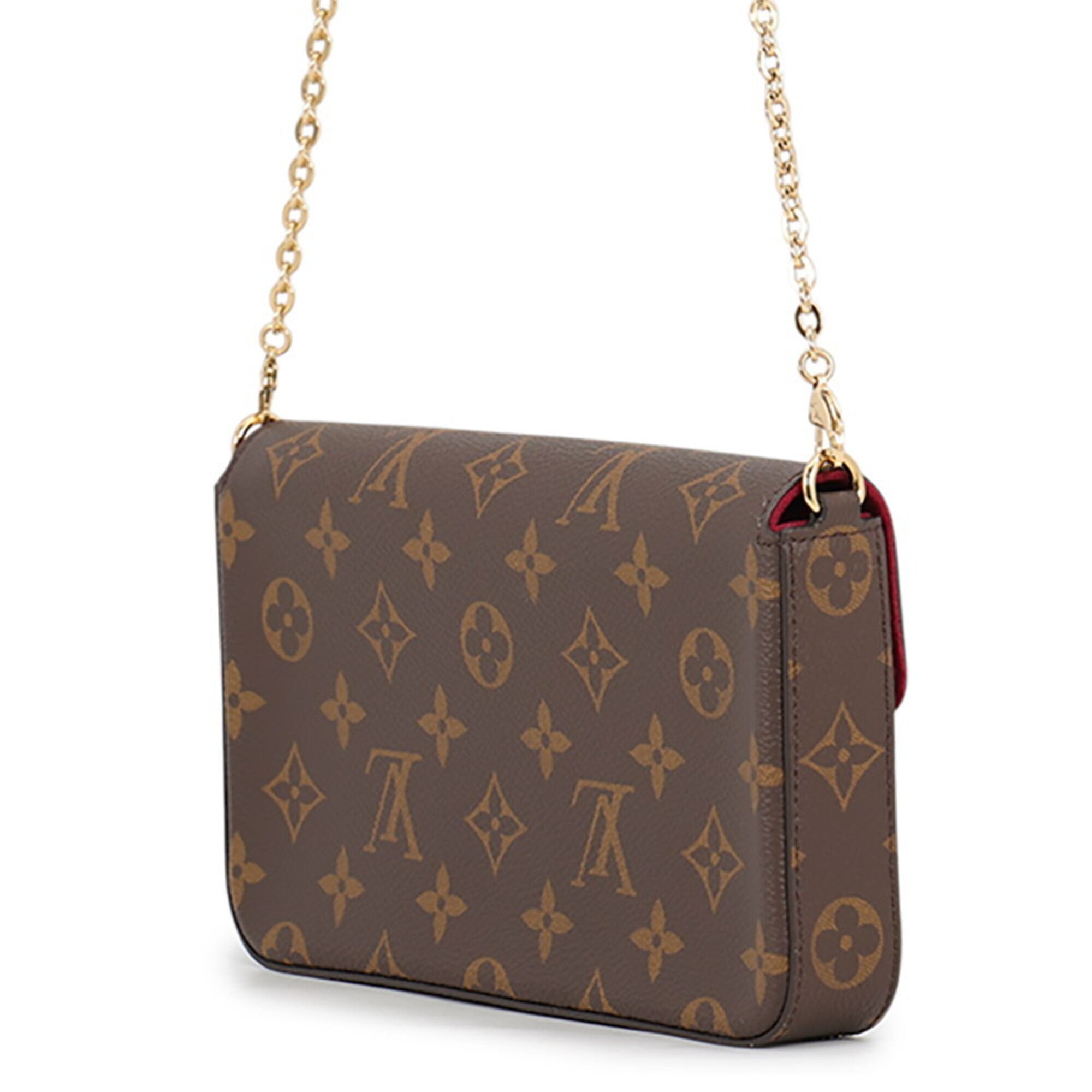 Louis Vuitton Monogram Fuchsia Monogram Monogram Pochette Shoulder Bag (Pre-Owned)