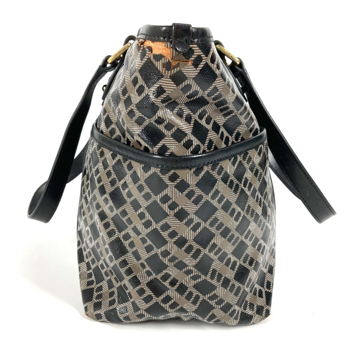 Bally Black Pvc Tote Bag (Pre-Owned)