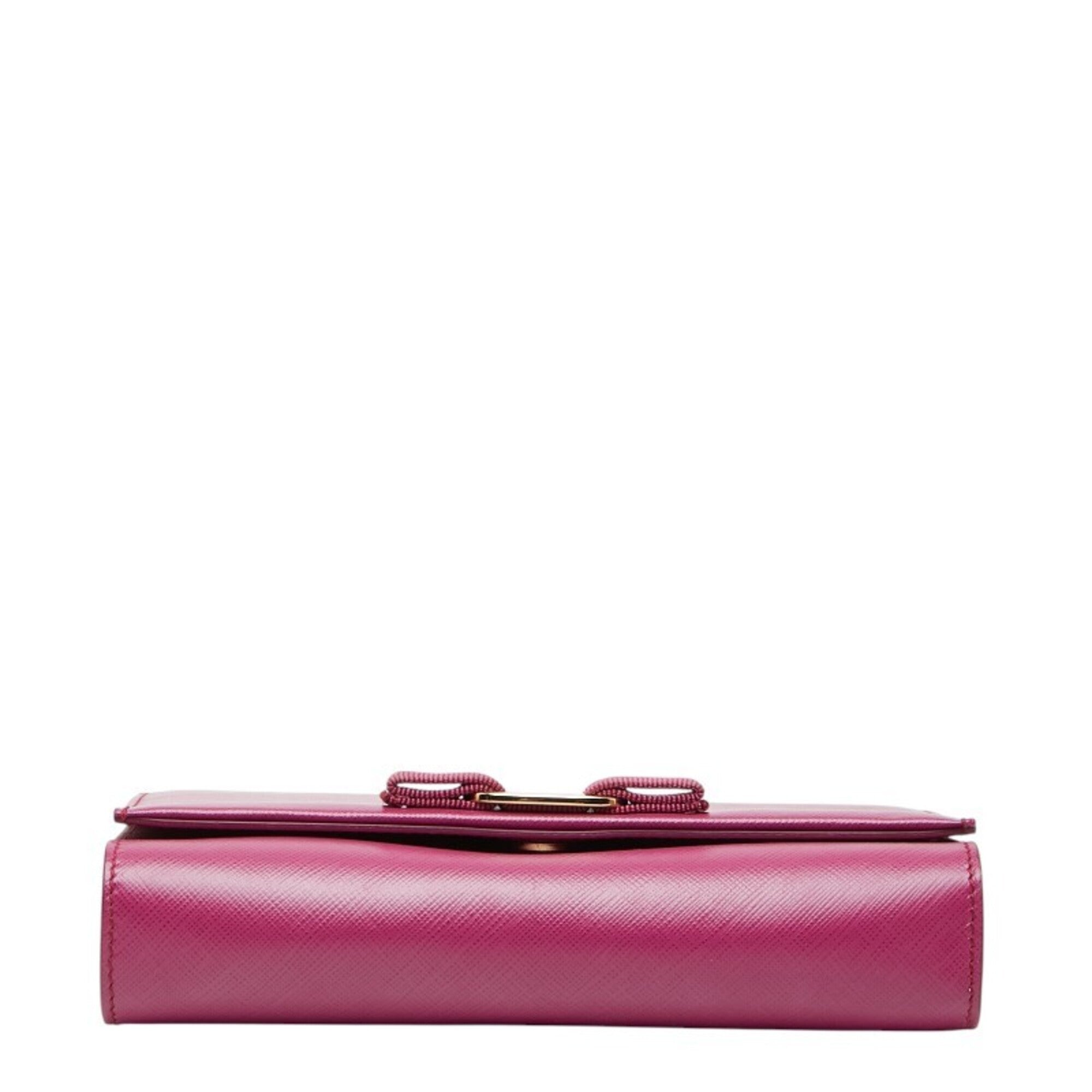 Salvatore Ferragamo Purple Leather Shoulder Bag (Pre-Owned)