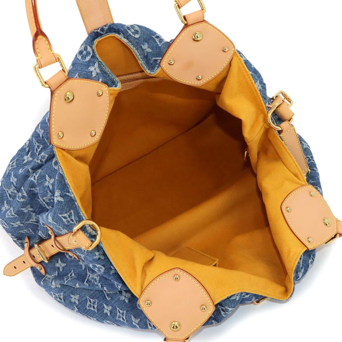 Louis Vuitton Blue Monogram Canvas Monogram Denim Handbag (Pre-Owned)