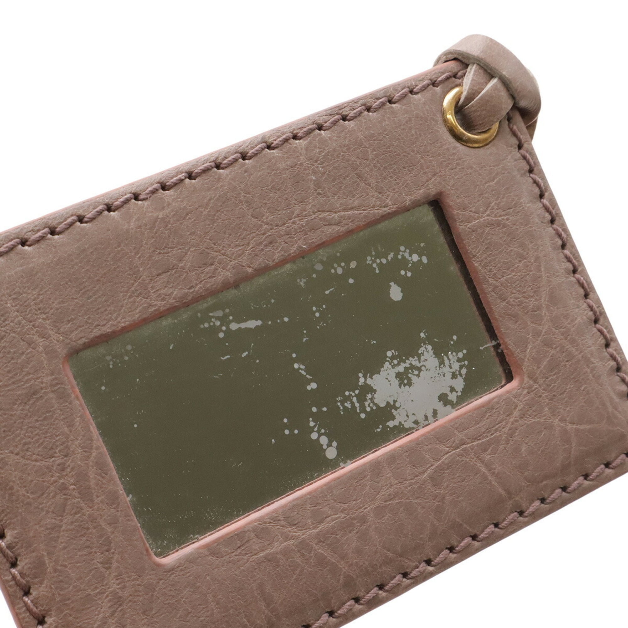 Balenciaga Pink Leather Clutch Bag Pochette Shoulder Bag (Pre-Owned)