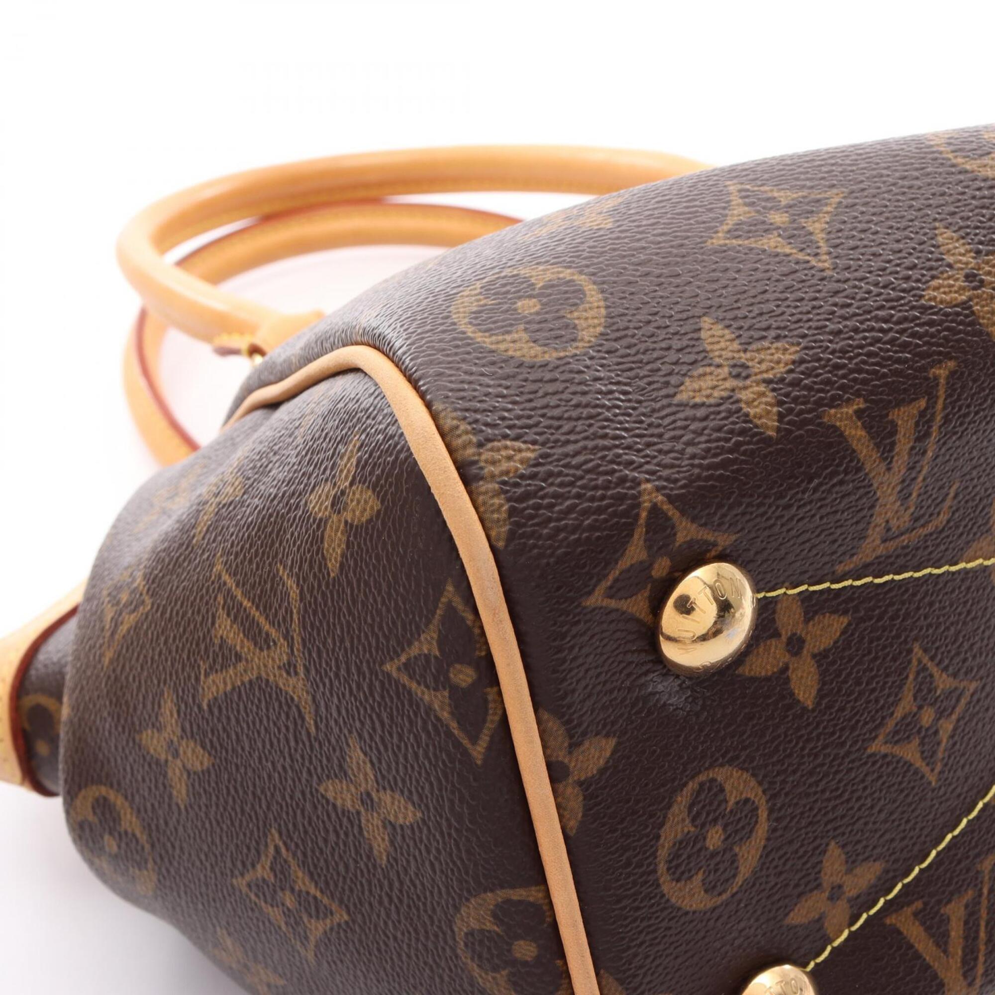Louis Vuitton Brown Pvc Leather Handbag (Pre-Owned)