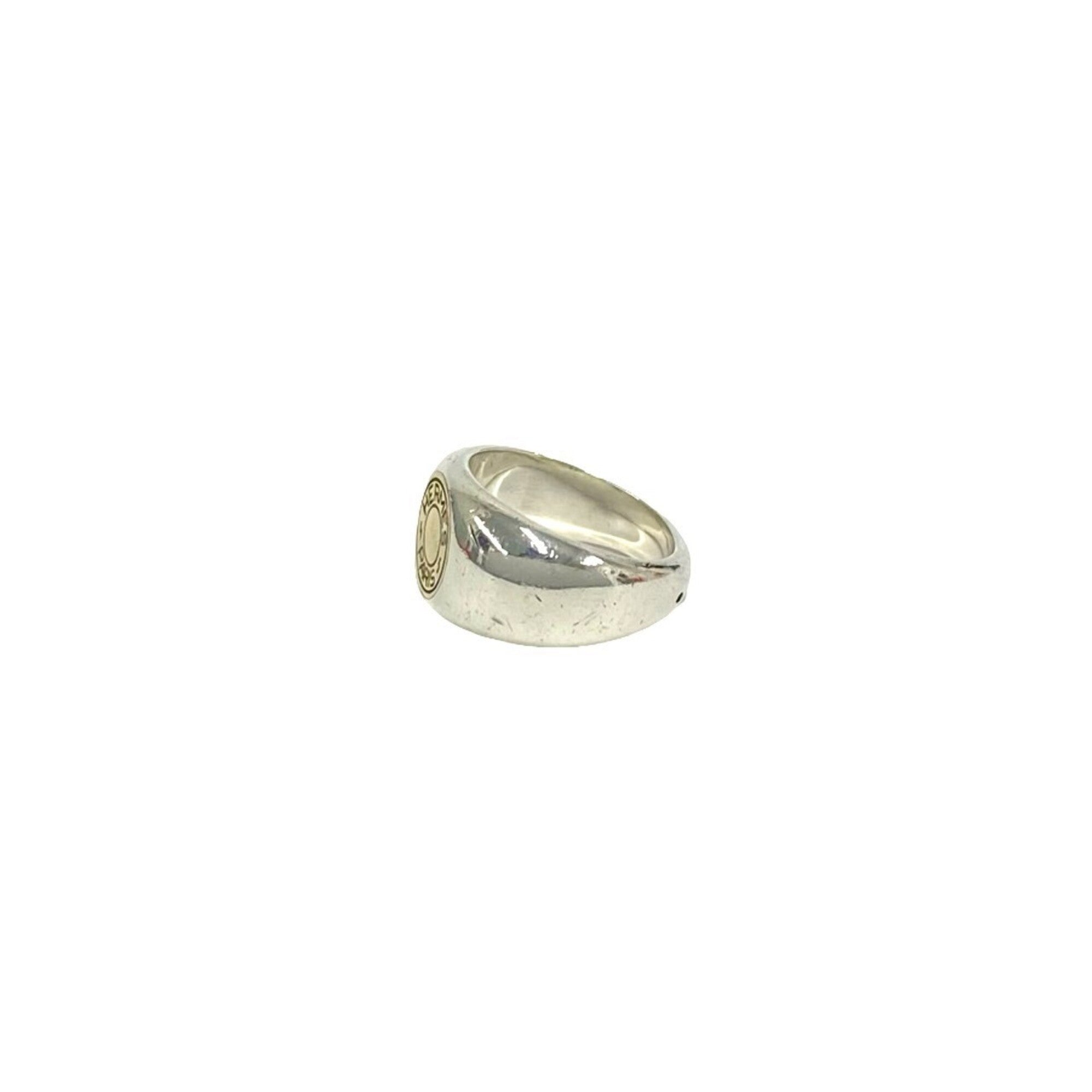Hermes Gold Silver Gold (18K) Silver 925 Band Ring (Pre-Owned)