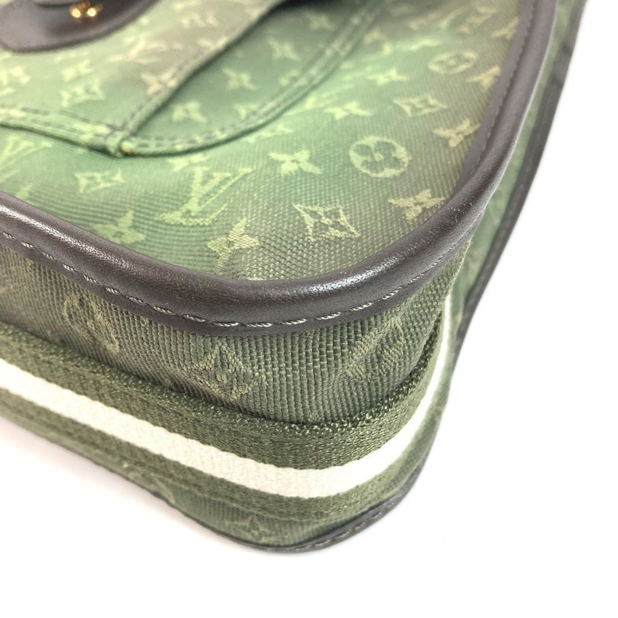 Louis Vuitton Khaki Monogram Mini Canvas Shoulder Bag (Pre-Owned)