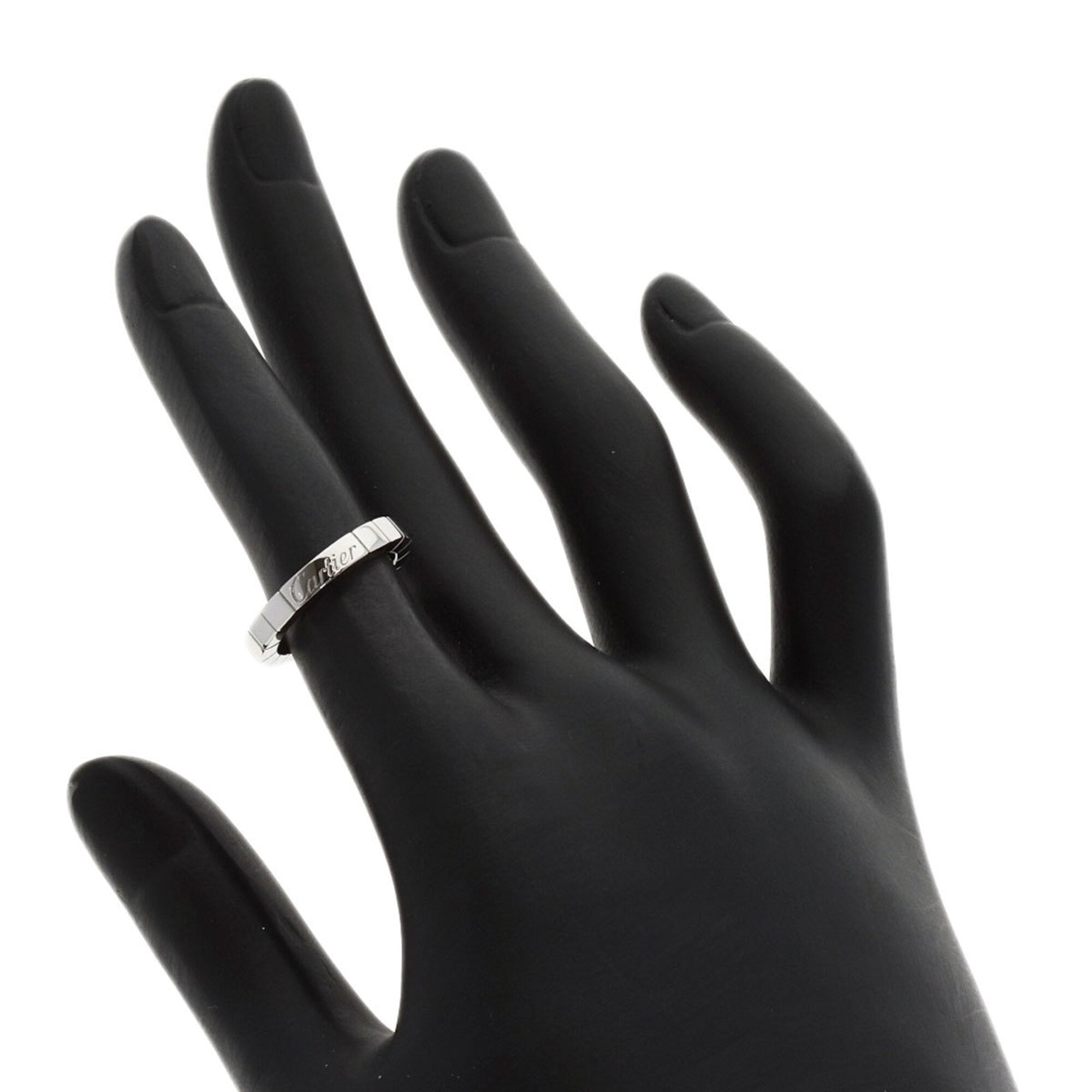 Cartier Lanieres White Gold (18K) Band Ring (Pre-Owned)