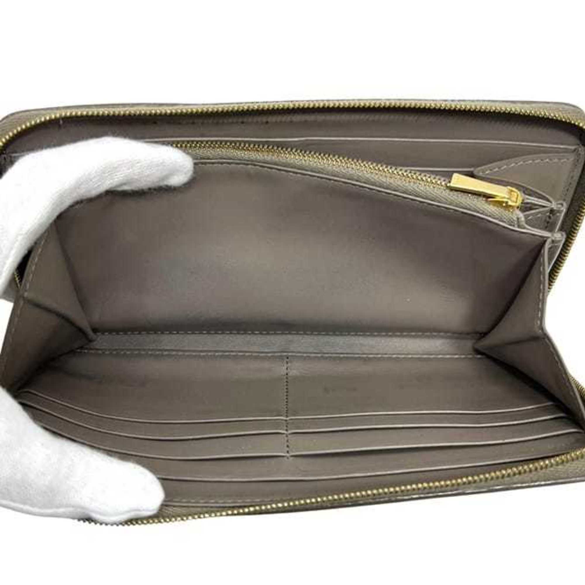 Celine Gray Leather Long Wallet (Bi-Fold) (Pre-Owned)