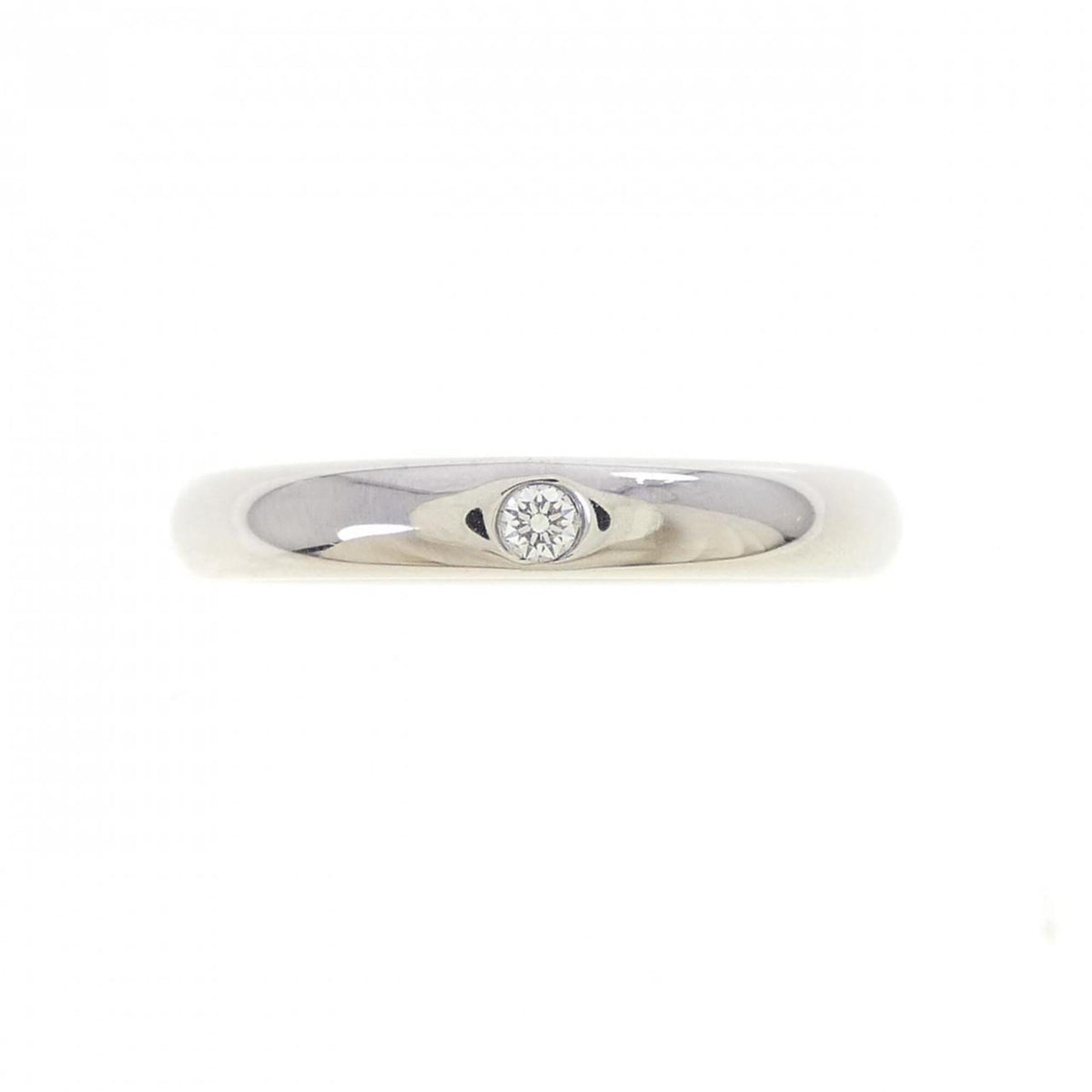 Tiffany Platinum Platinum 950 Band Ring (Pre-Owned)