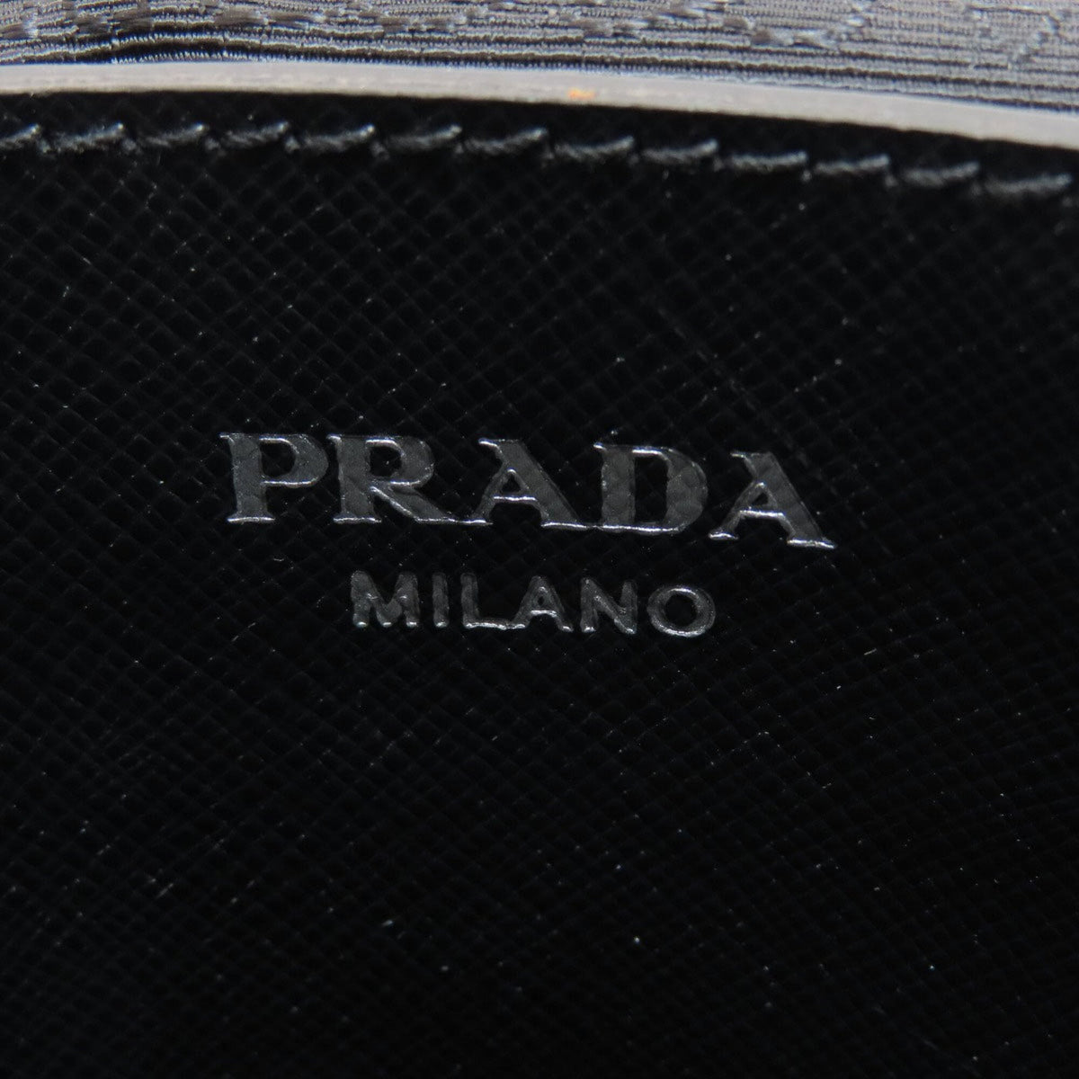 Prada Black White Nylon Backpack (Pre-Owned)