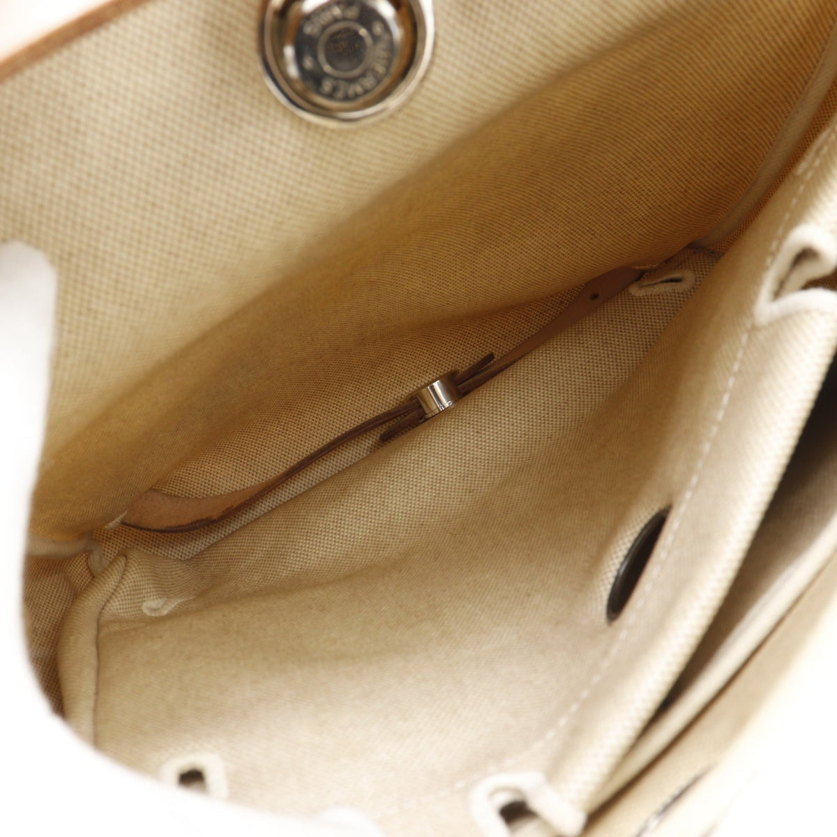 Hermes Beige Toile H Backpack (Pre-Owned)