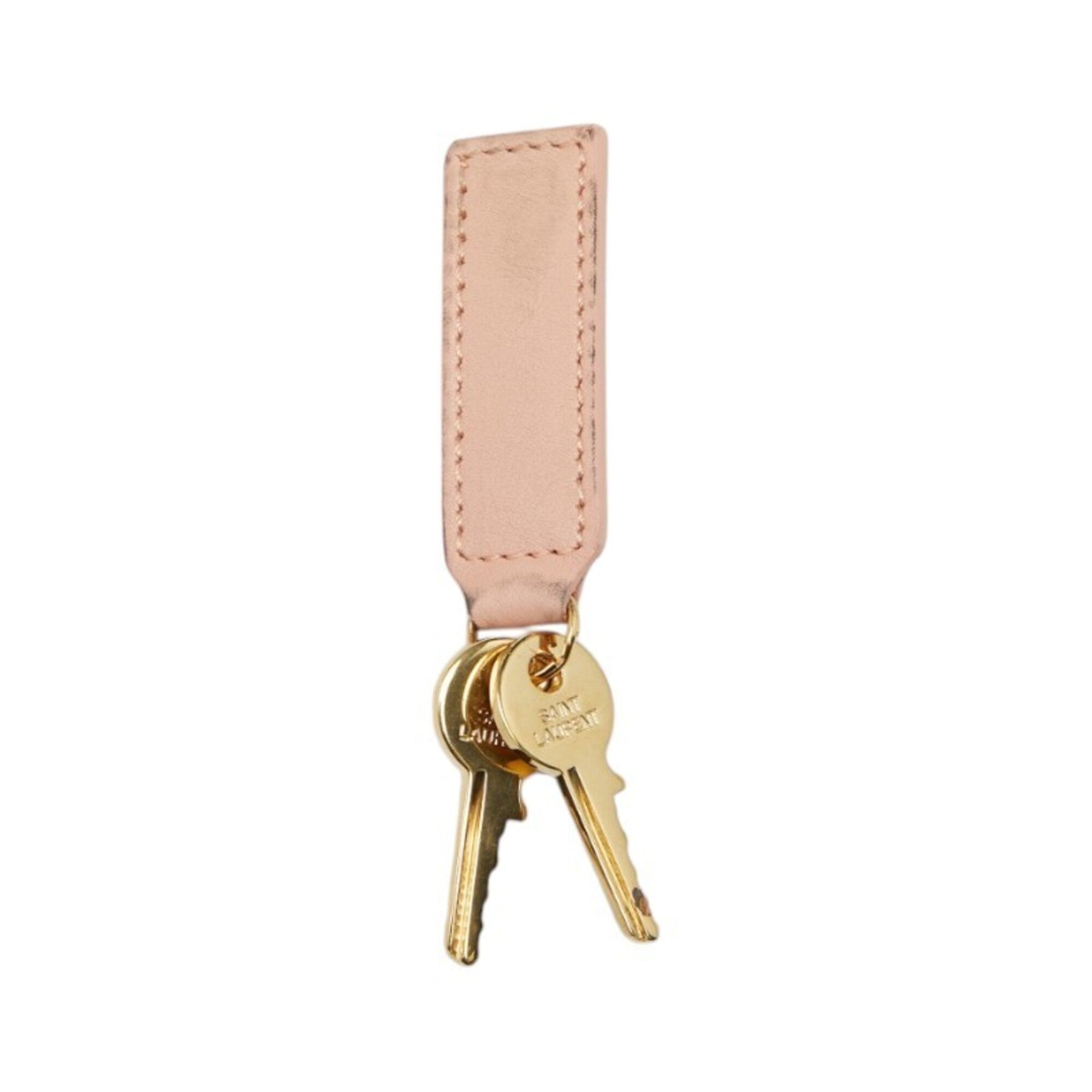 Saint Laurent Pink Leather Handbag Shoulder Bag (Pre-Owned)