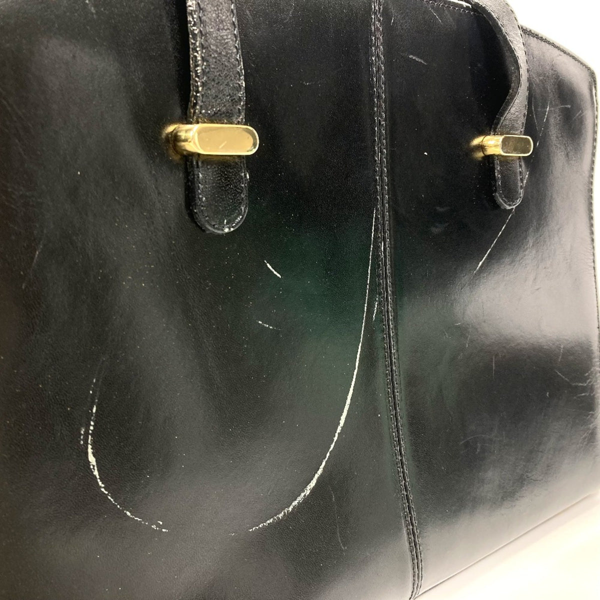 Bally Black Leather Tote Bag (Pre-Owned)