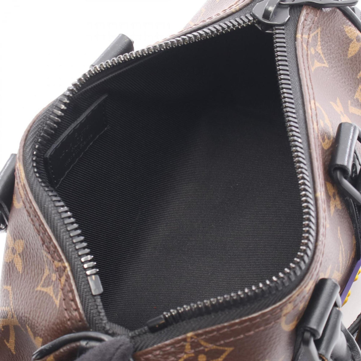 Louis Vuitton Black Brown Monogram Multi-Color Monogram Leather Rubber Tote Bag (Pre-Owned)