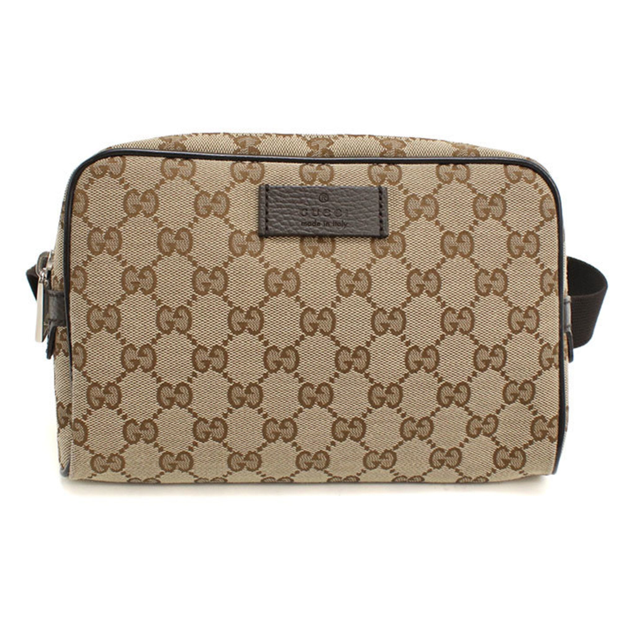 Gucci Beige Canvas Sling Bag (Pre-Owned)