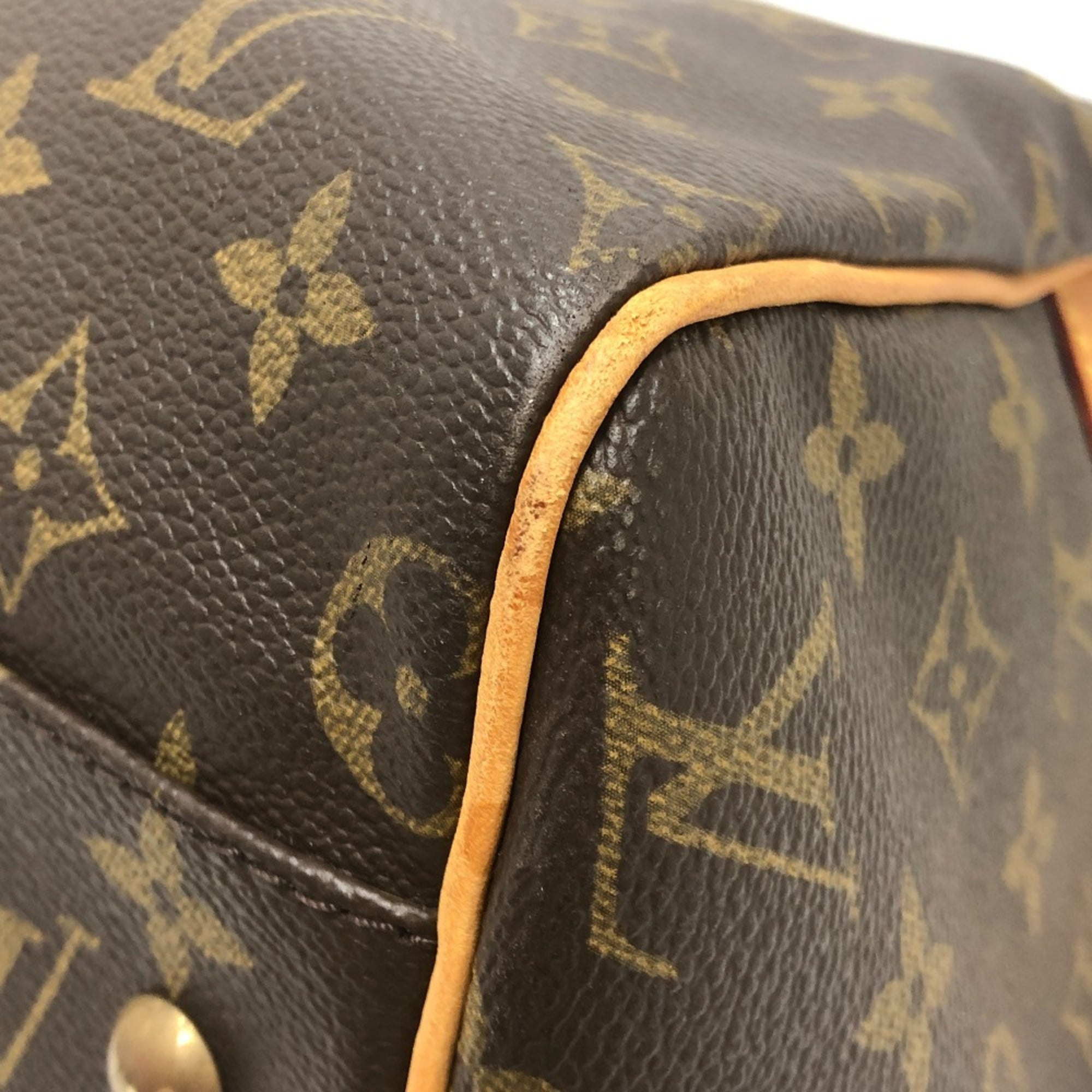 Louis Vuitton Brown Monogram Canvas Boston Bag (Pre-Owned)