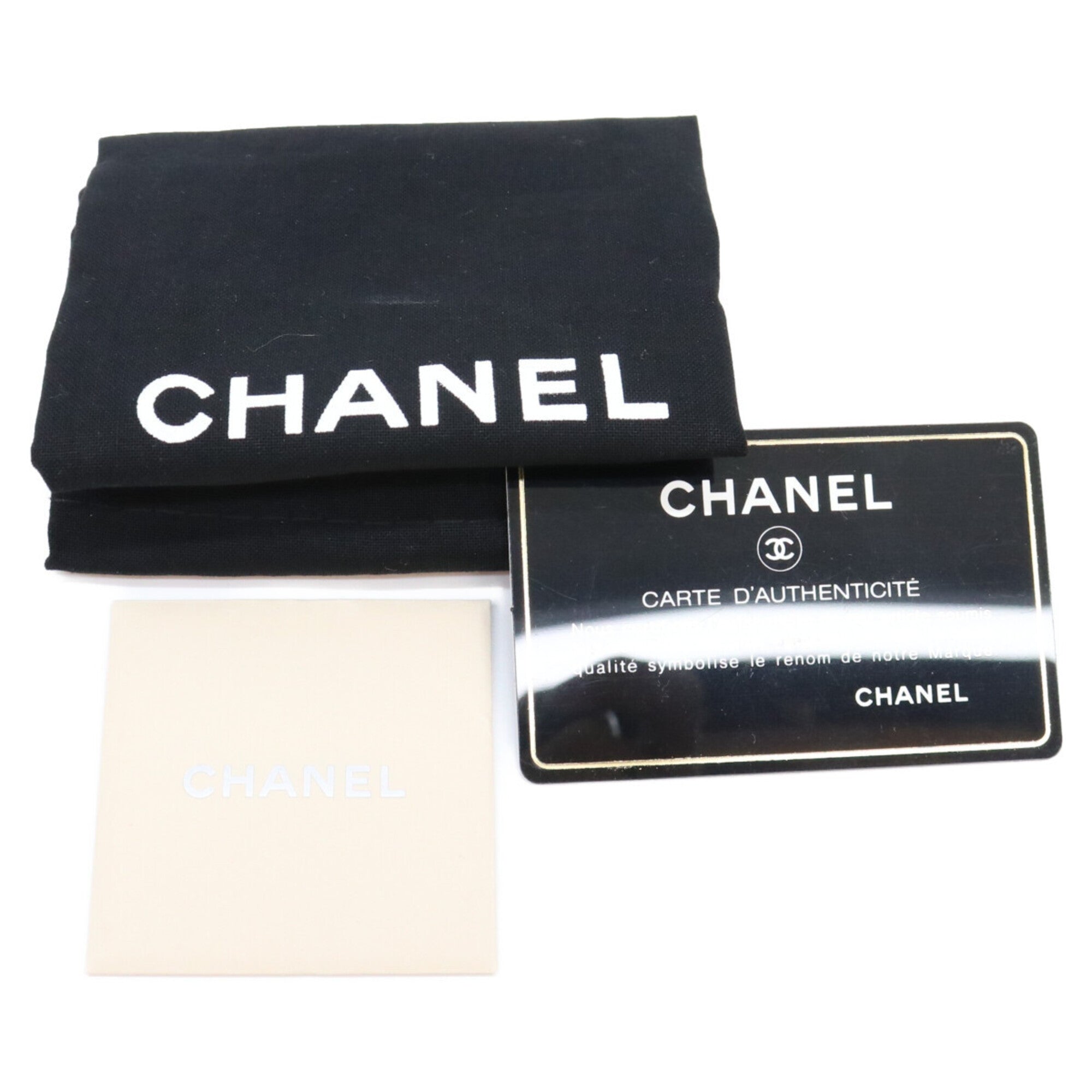 Chanel Metallic Gray Grained Calfskin Shoulder Bag (Pre-Owned)