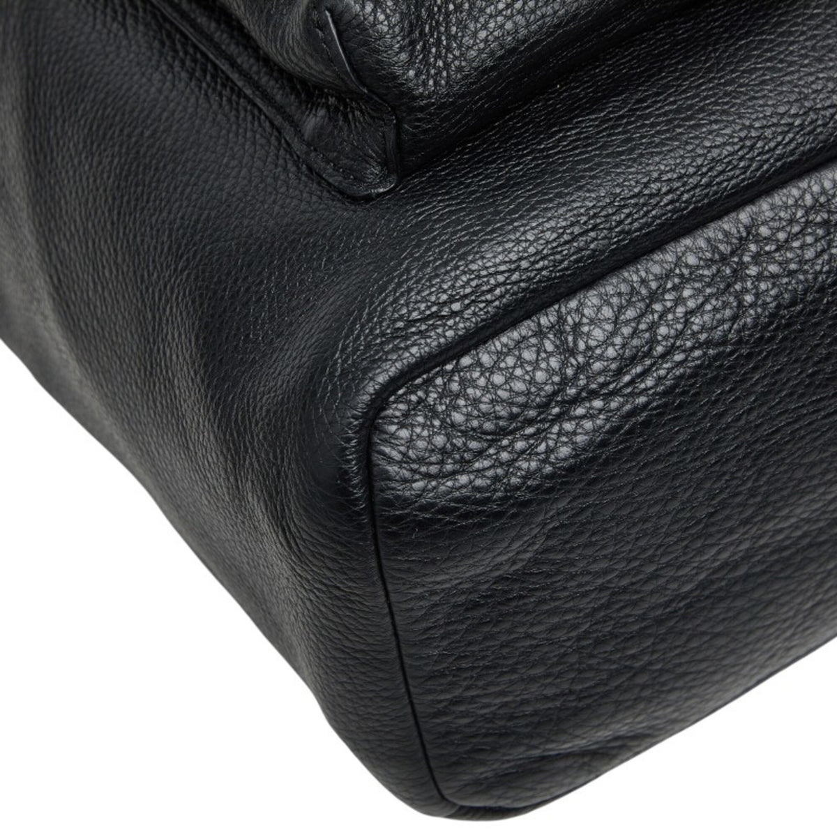 Coach Black Leather Backpack (Pre-Owned)
