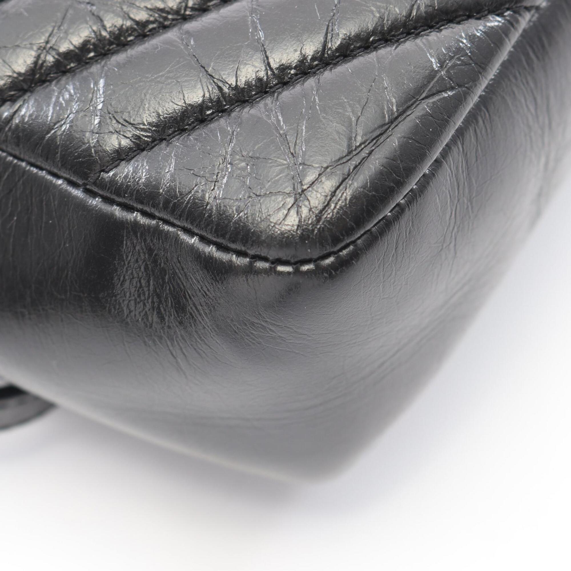 Yves Saint Laurent Black Leather Shoulder Bag (Pre-Owned)