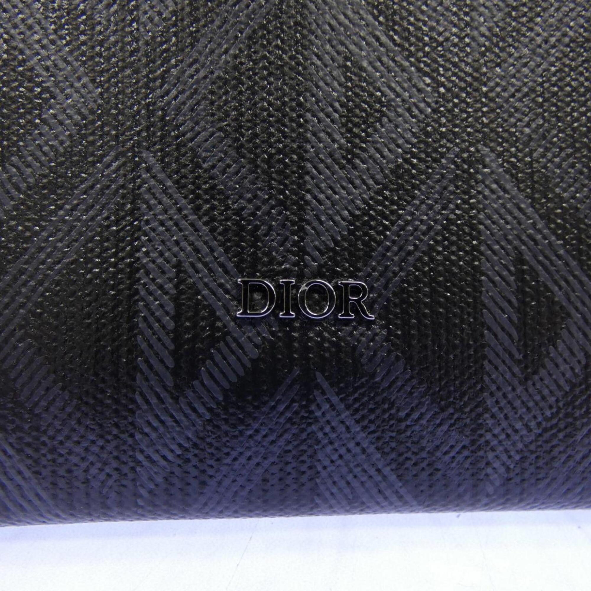 Christian Dior Black Gray Handbag (Pre-Owned)