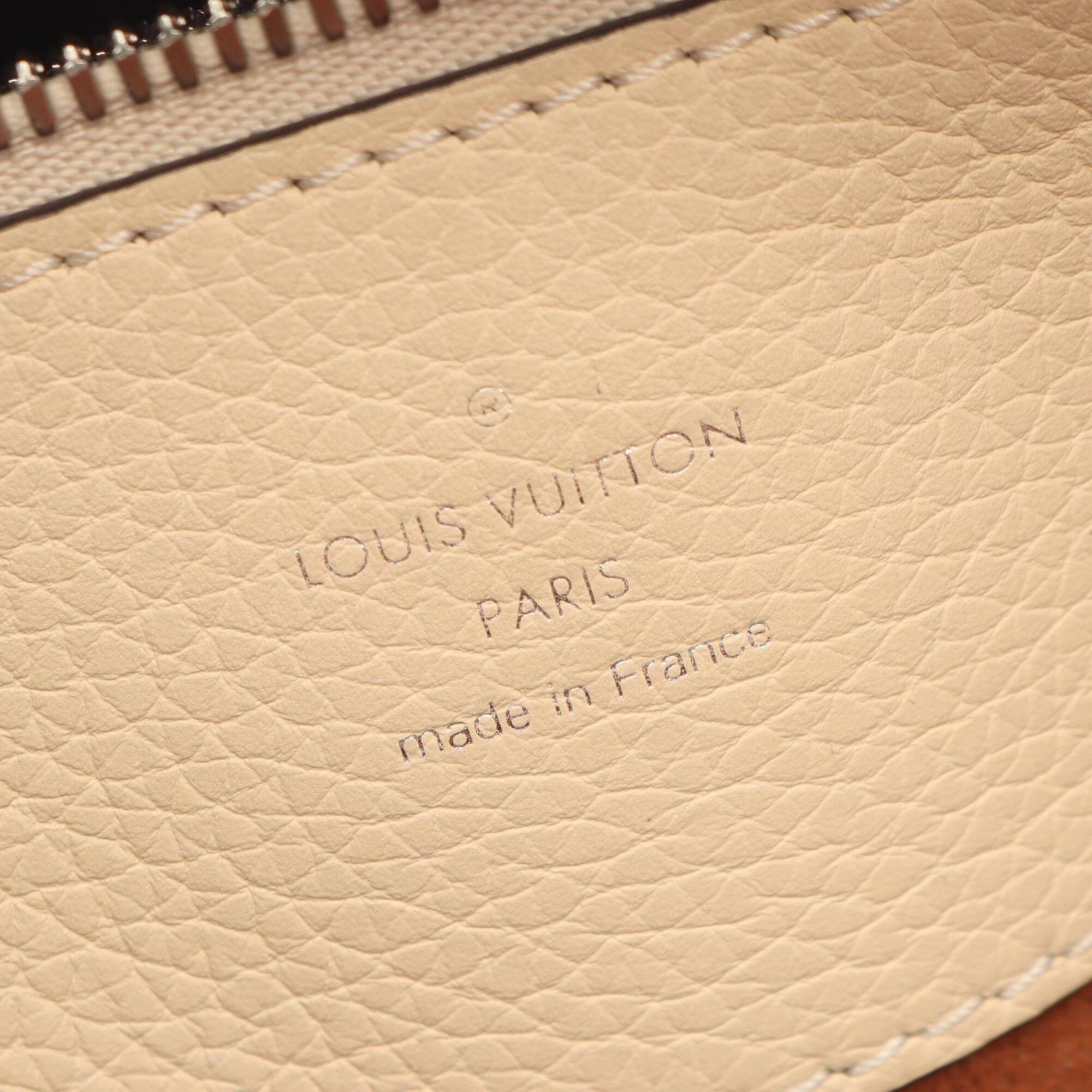 Louis Vuitton Beige Mahina Leather Handbag (Pre-Owned)