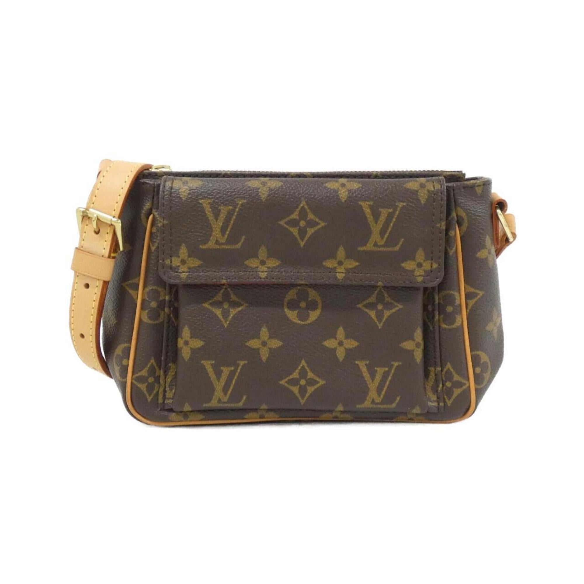 Louis Vuitton Brown Coated Canvas Shoulder Bag (Pre-Owned)