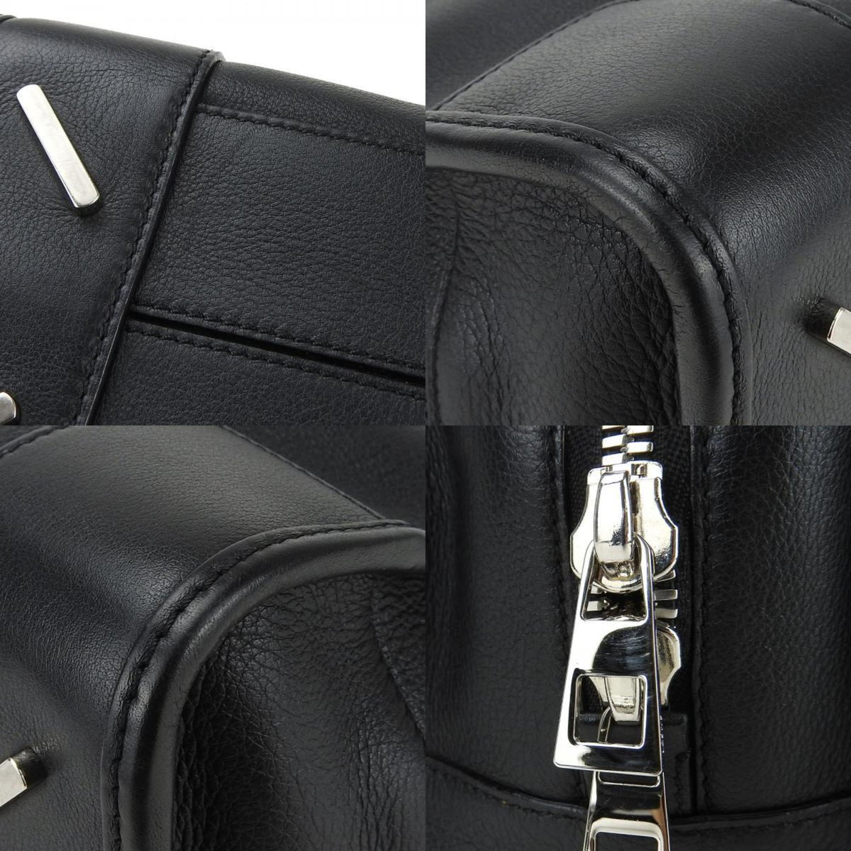Loewe Amazona Black Leather Handbag (Pre-Owned)