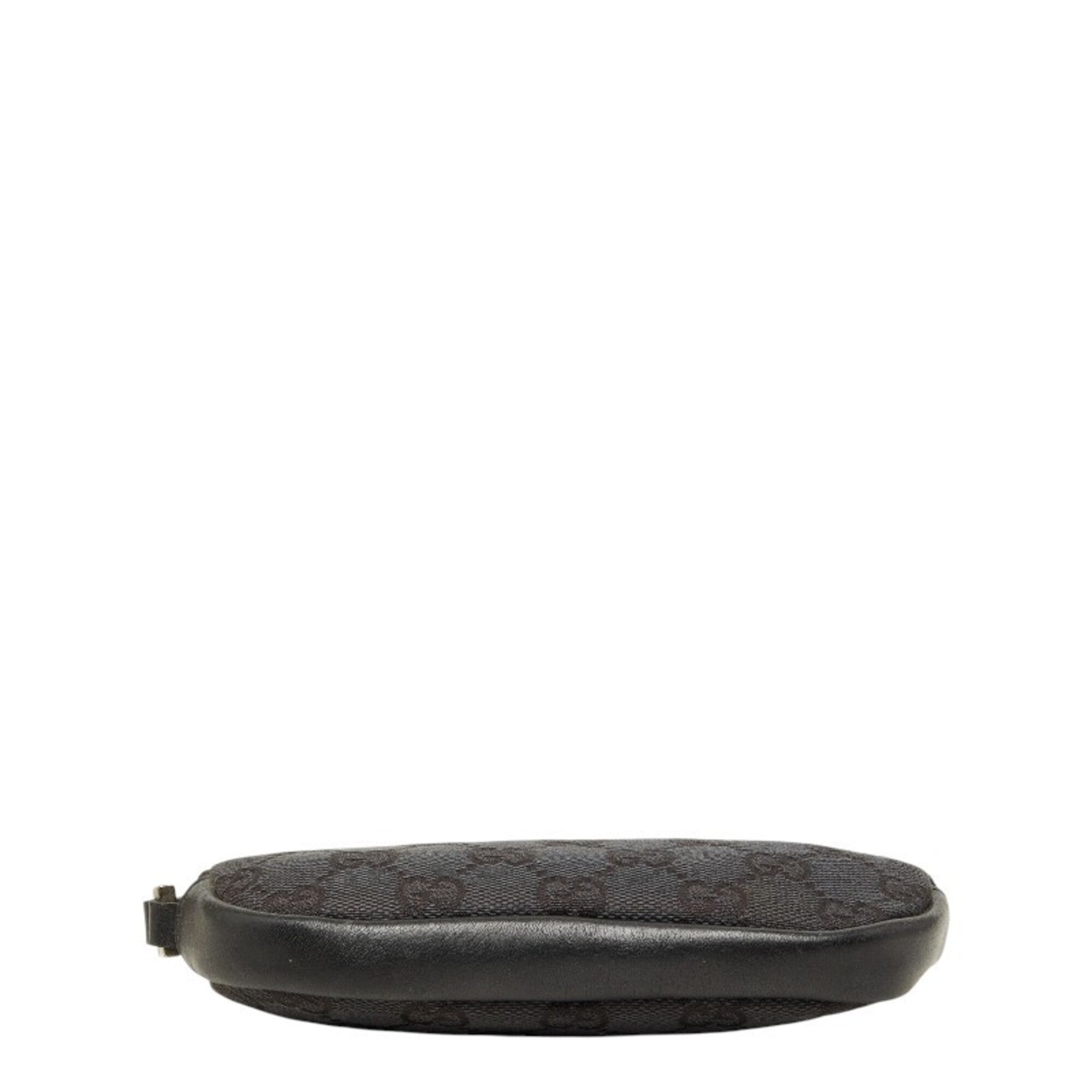 Gucci Black Canvas Leather Pouch (Pre-Owned)