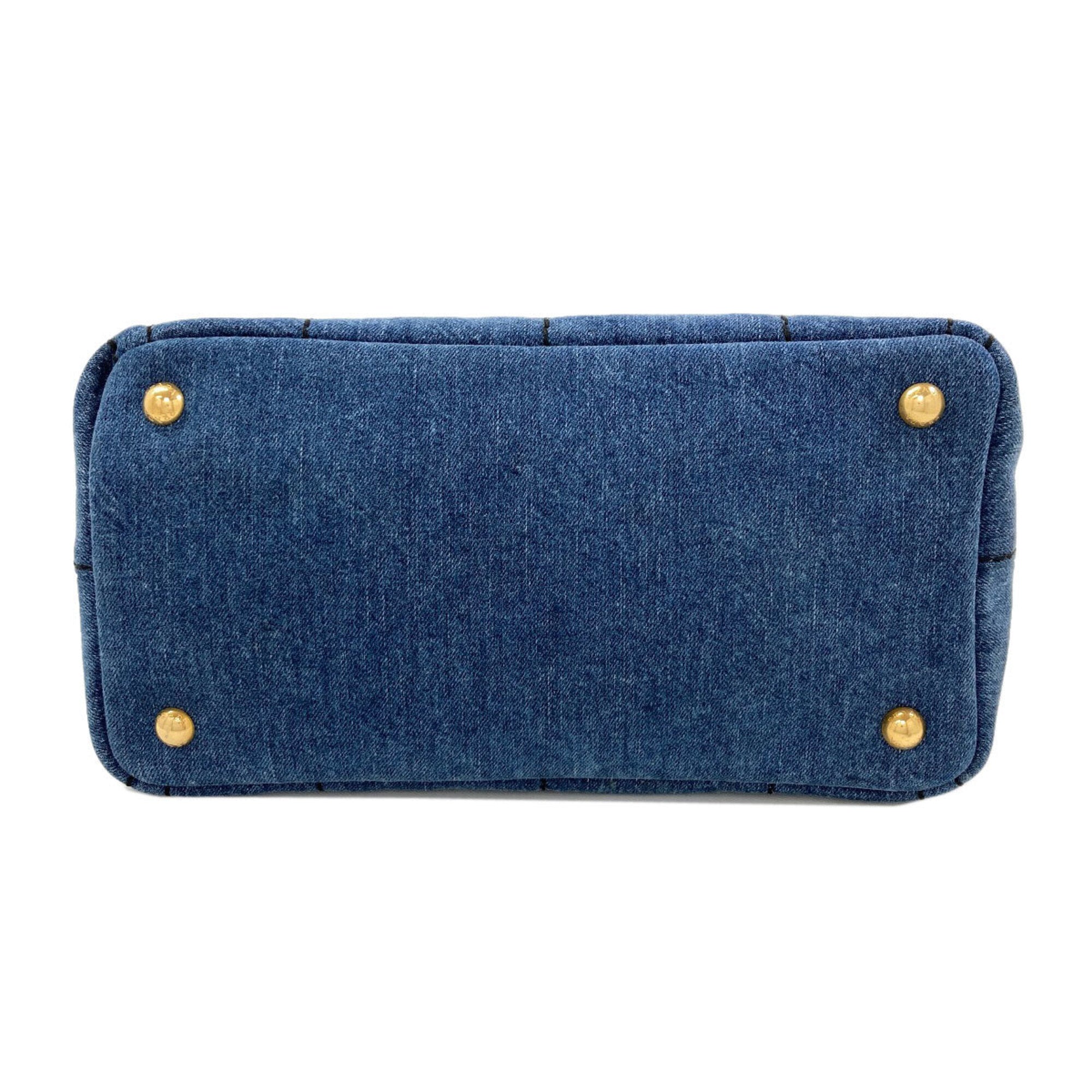 Prada Blue Denim Handbag (Pre-Owned)