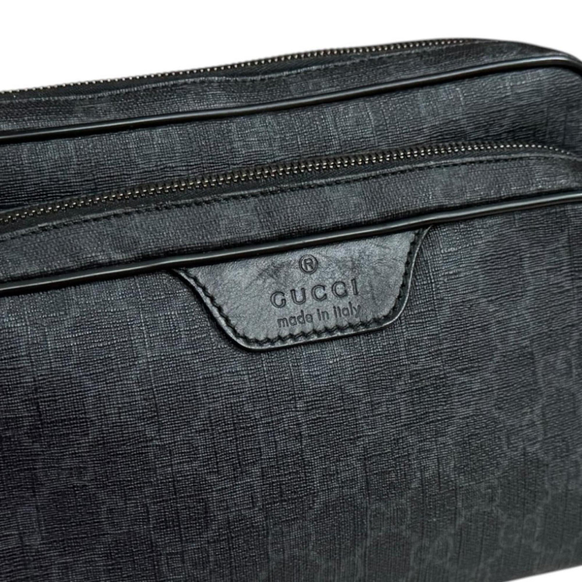 Gucci Black Gg Supreme Handbag (Pre-Owned)