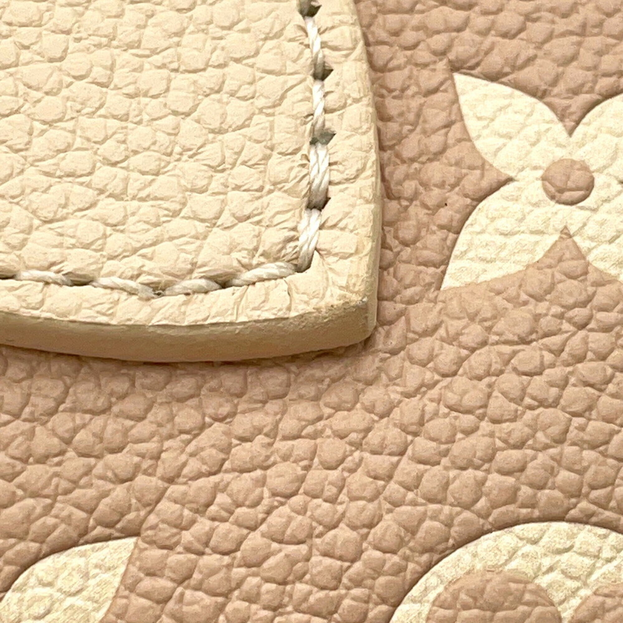 Louis Vuitton Beige Khaki Monogram Empreinte Handbag Shoulder Bag Tote Bag (Pre-Owned)