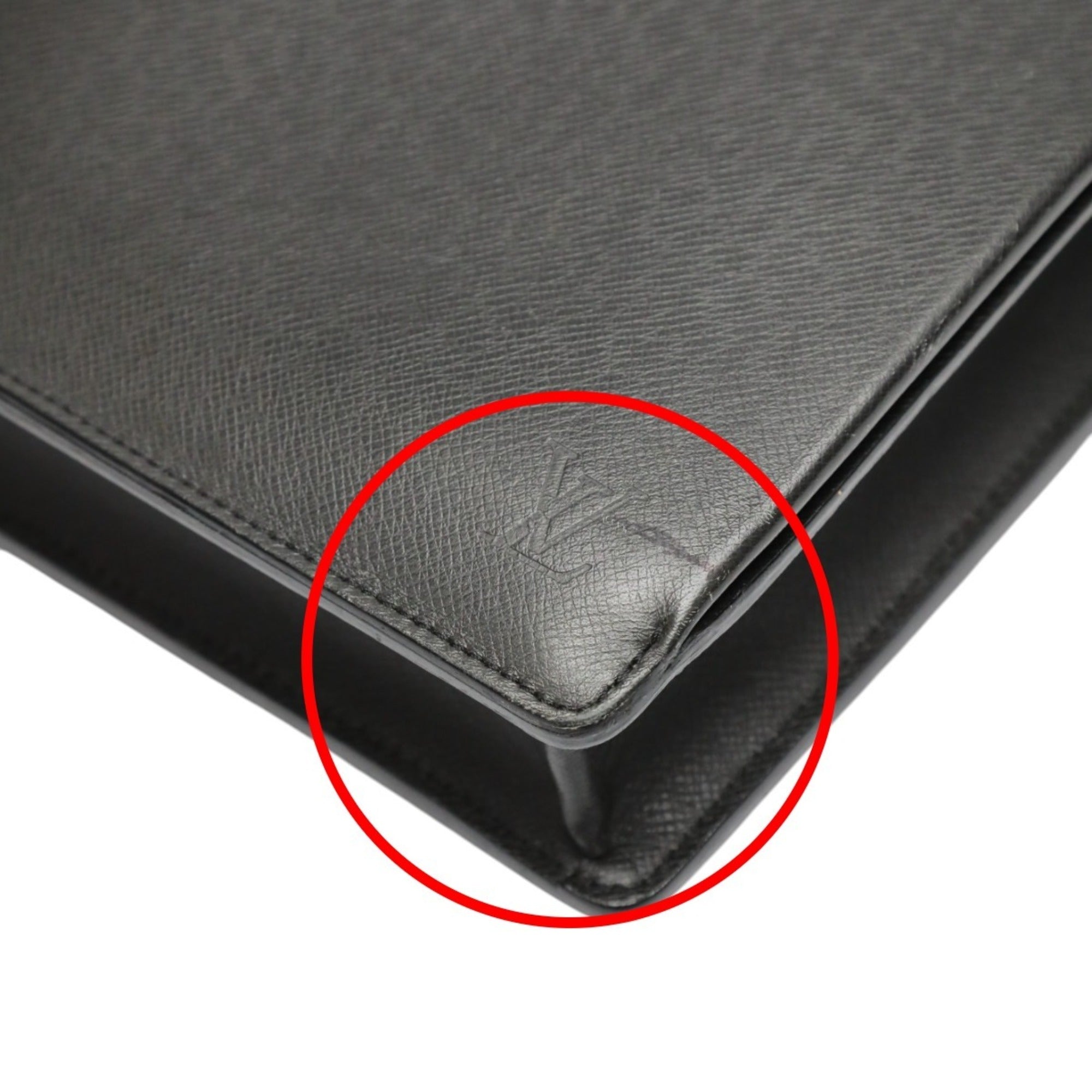 Louis Vuitton Glacier Gray Taiga Leather Attaché Case (Pre-Owned)
