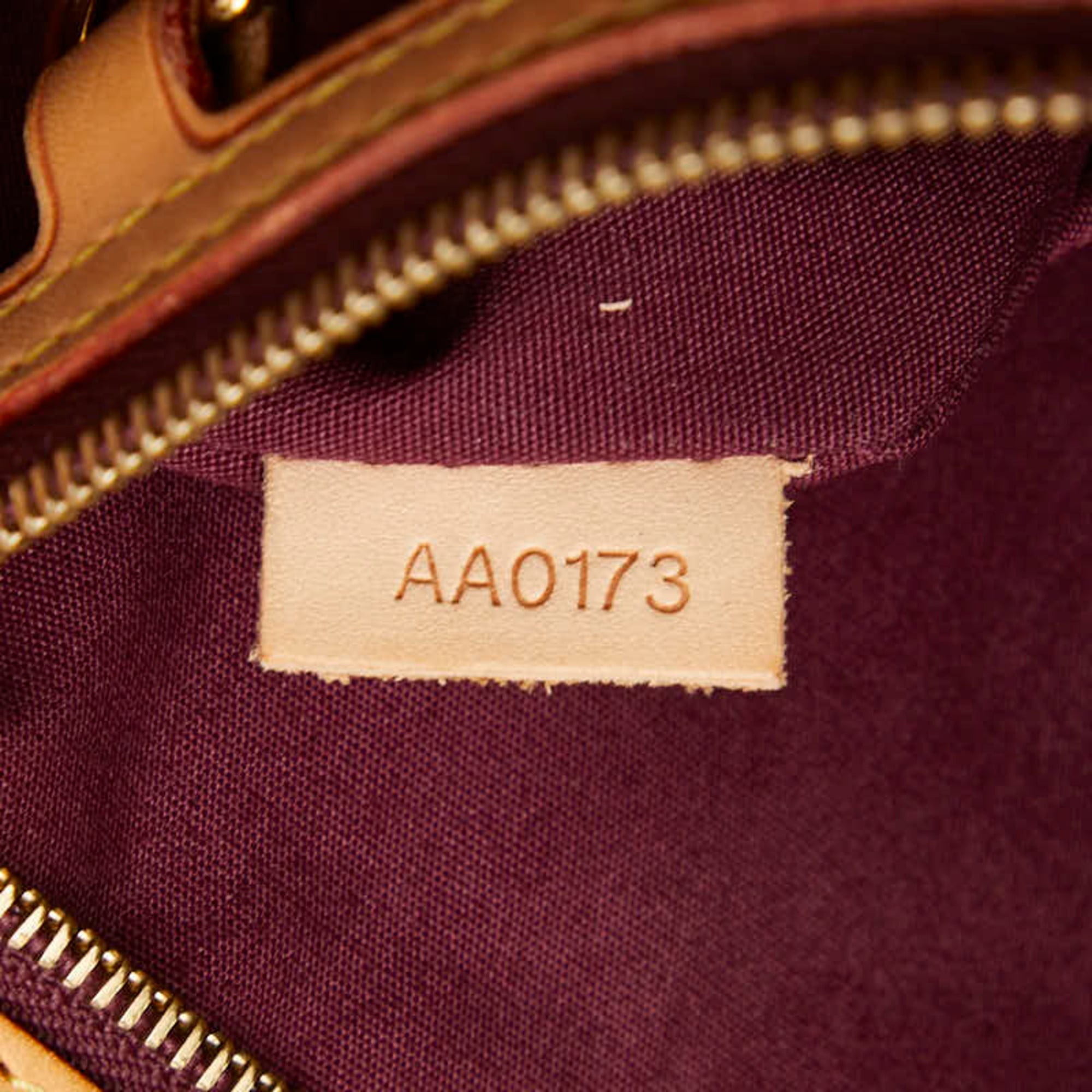 Louis Vuitton Red Color Rouge Rouge Fauviste Wine Patent Leather Handbag Shoulder Bag (Pre-Owned)