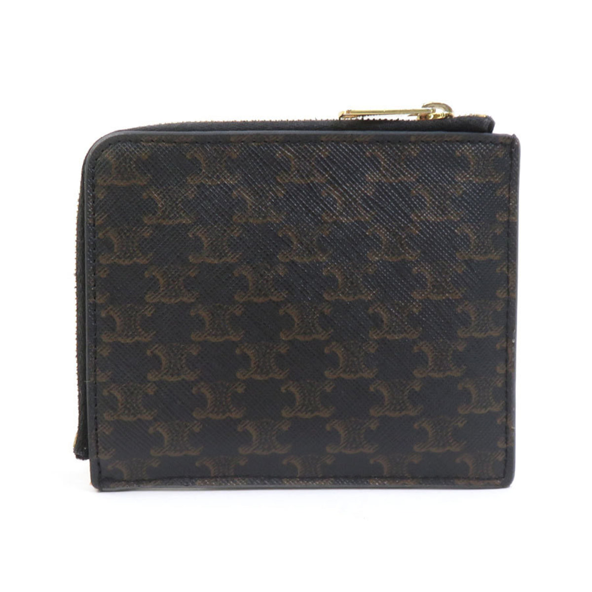 Celine Black Coated Canvas Coin Purse/Coin Case (Pre-Owned)