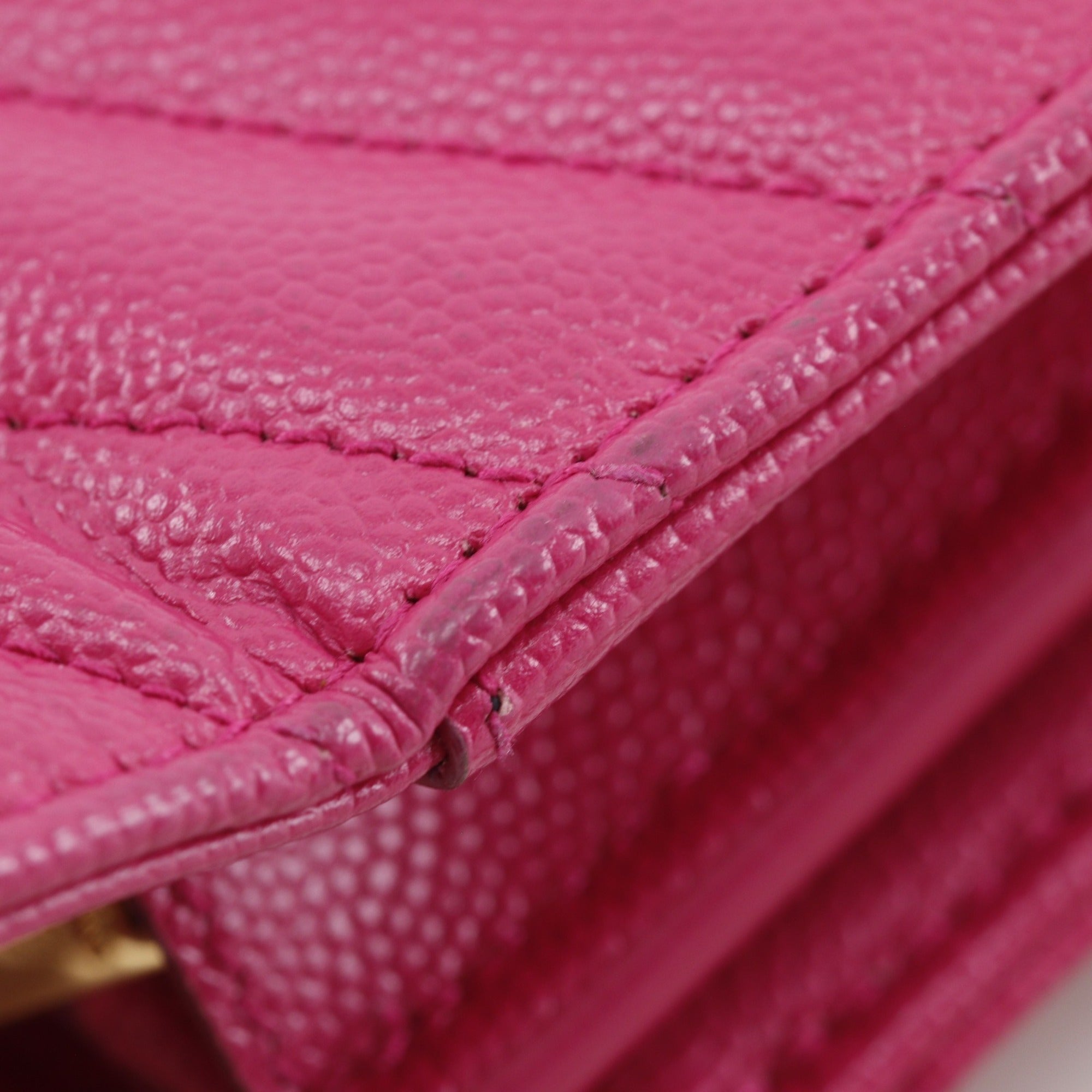 Saint Laurent Pink Leather Shoulder Bag (Pre-Owned)
