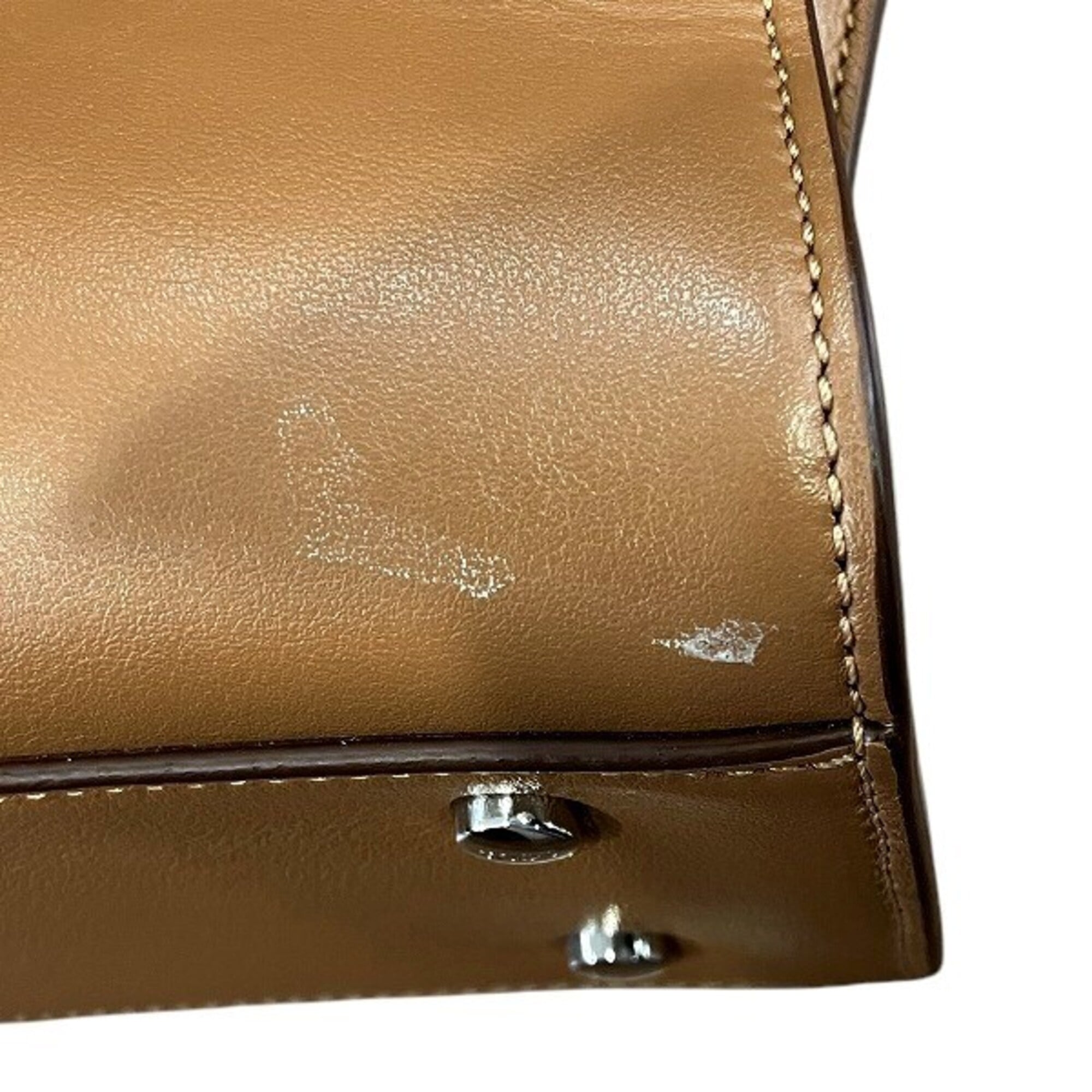 Tod's Brown Leather Handbag Shoulder Bag (Pre-Owned)