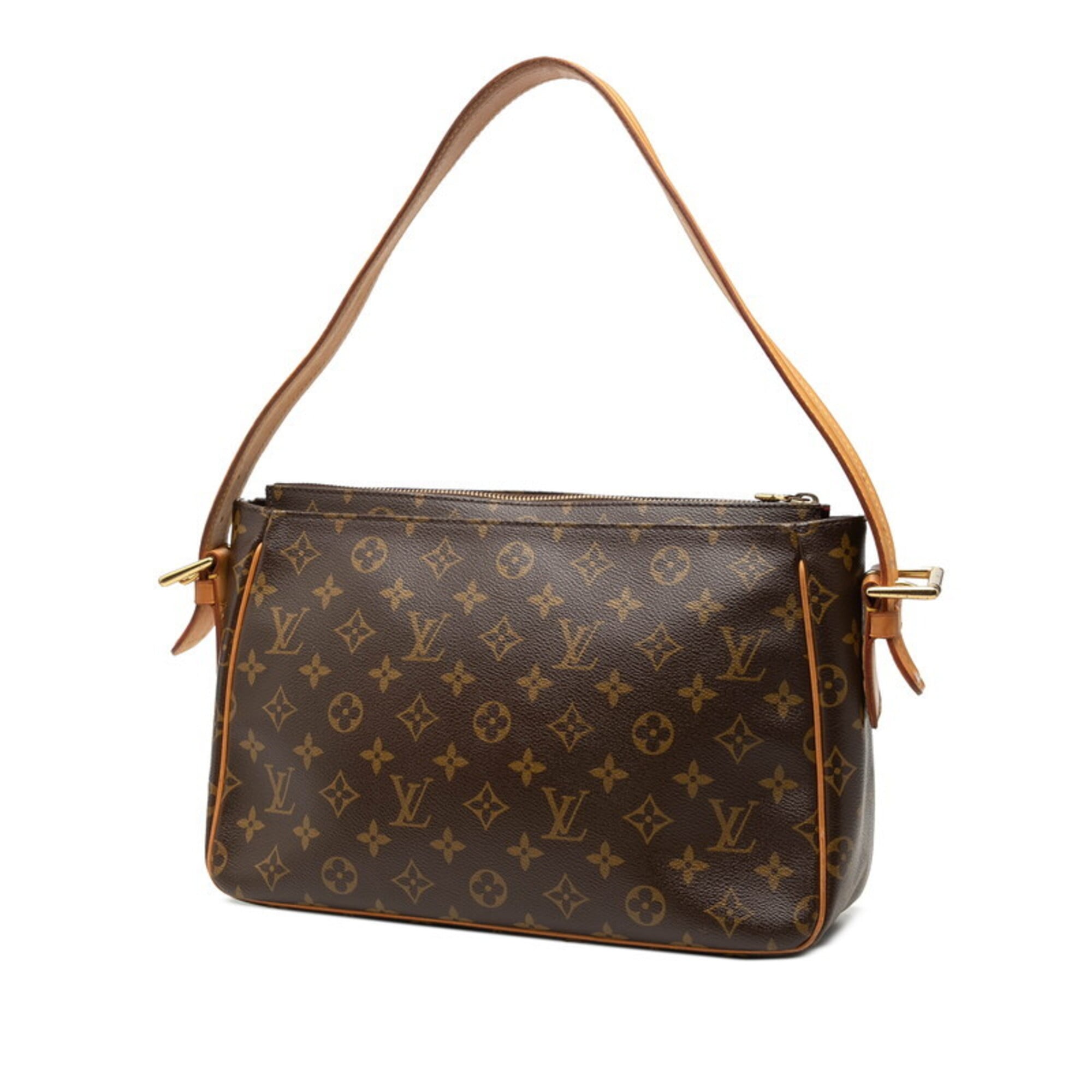 Louis Vuitton Brown Pvc Leather Shoulder Bag (Pre-Owned)